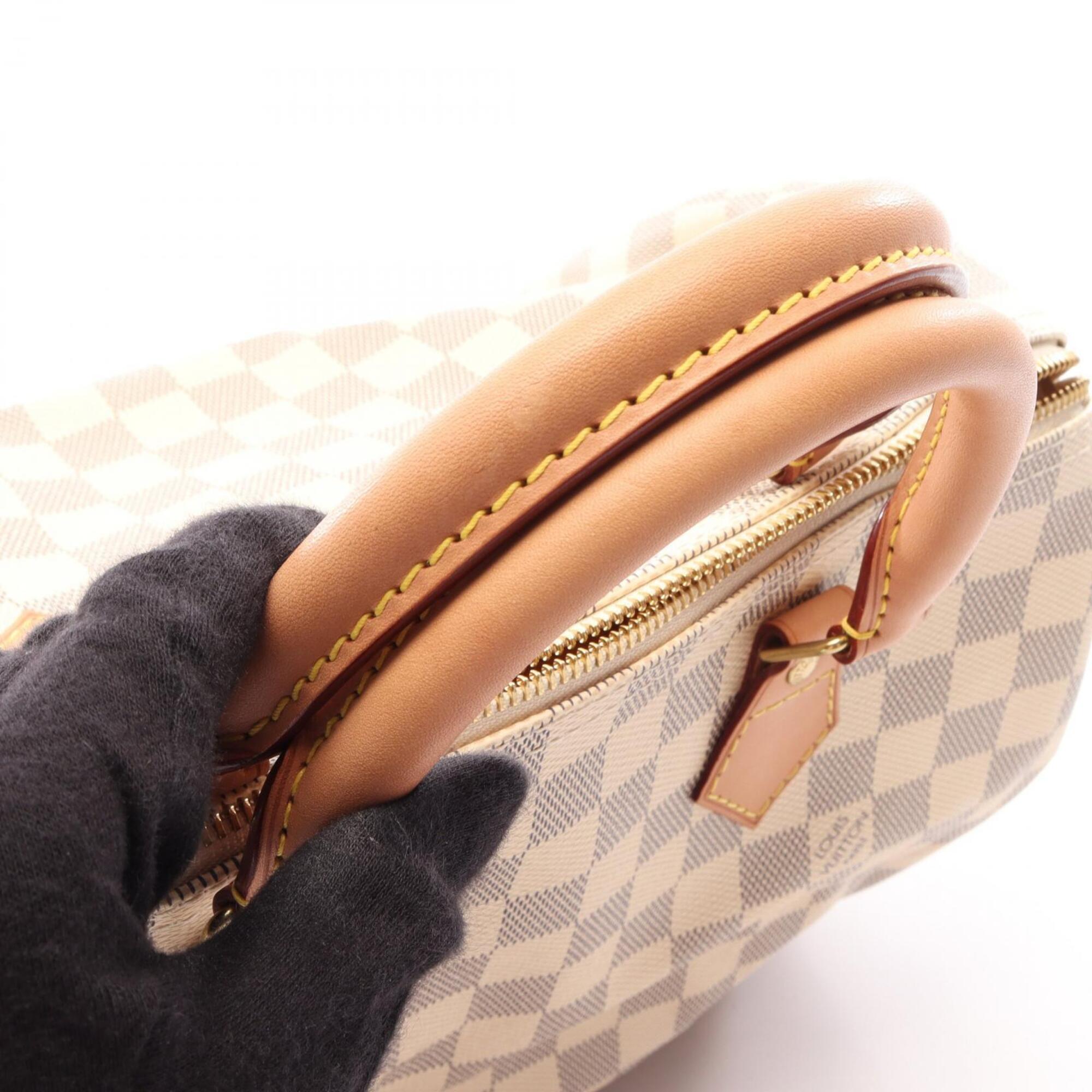 Louis Vuitton White Pvc Leather Handbag (Pre-Owned)