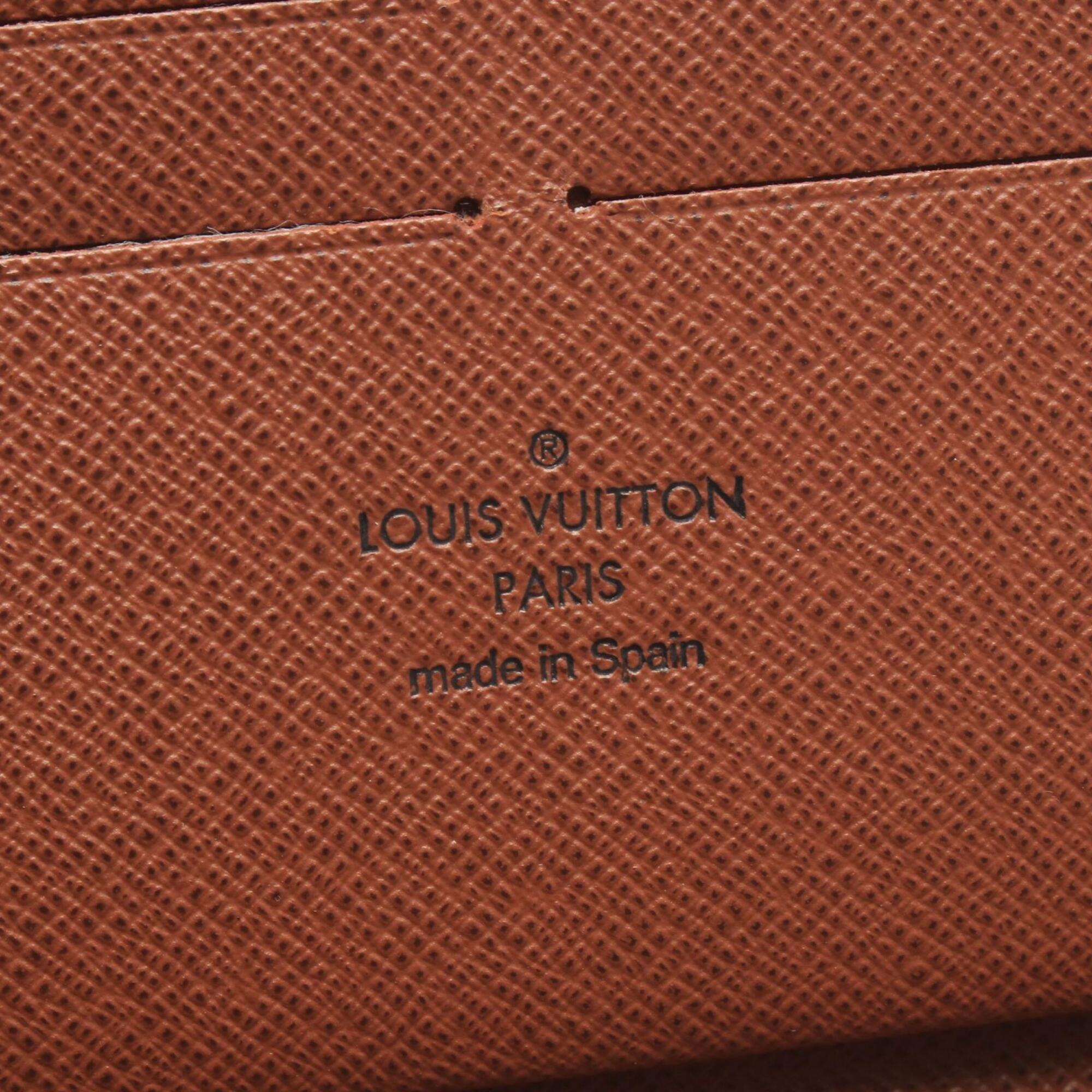 Louis Vuitton Brown Pvc Long Wallet (Bi-Fold) (Pre-Owned)