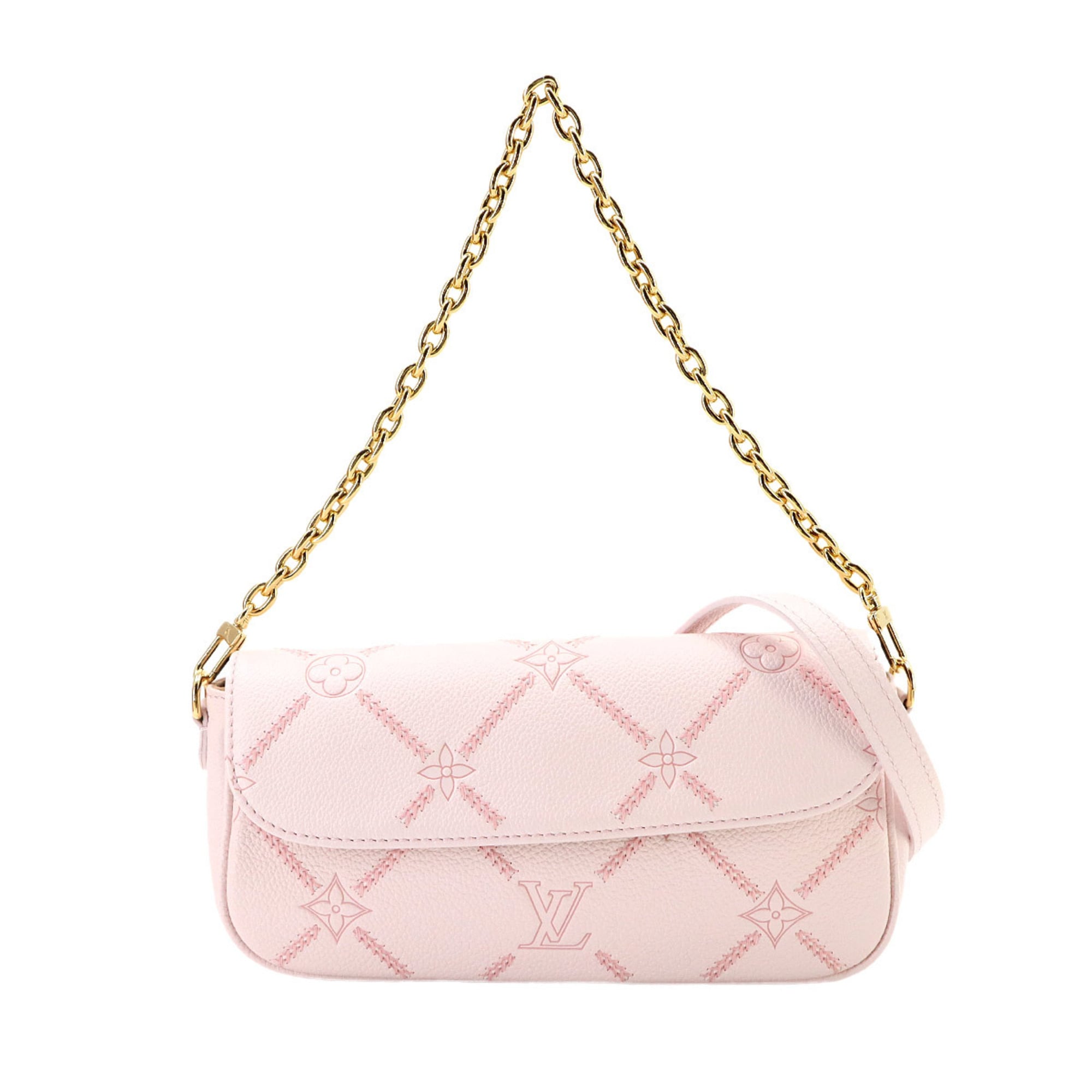 Louis Vuitton Pink Monogram Empreinte Leather Shoulder Bag (Pre-Owned)
