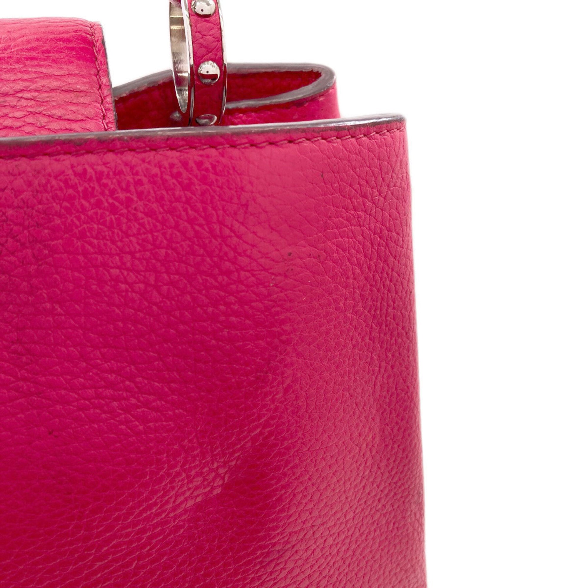 Louis Vuitton Pink Leather Handbag (Pre-Owned)