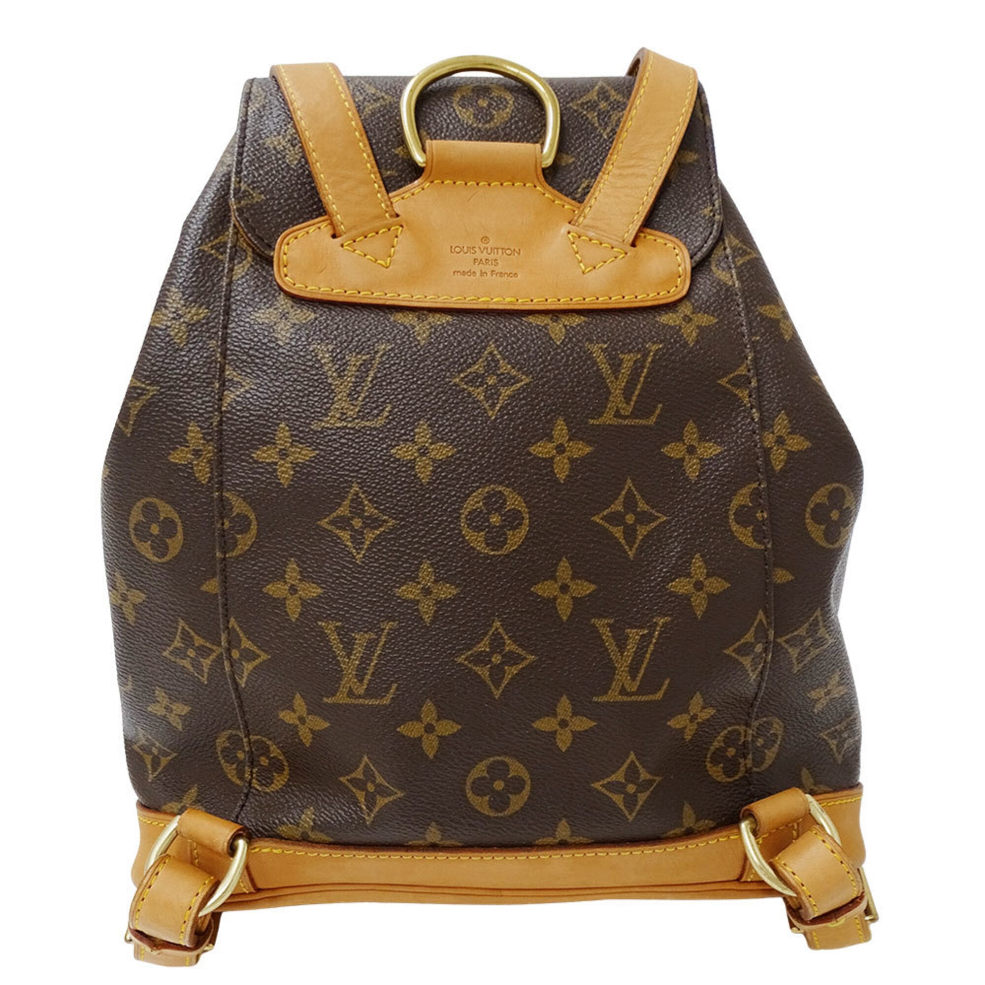 Louis Vuitton Brown Monogram Canvas Backpack (Pre-Owned)