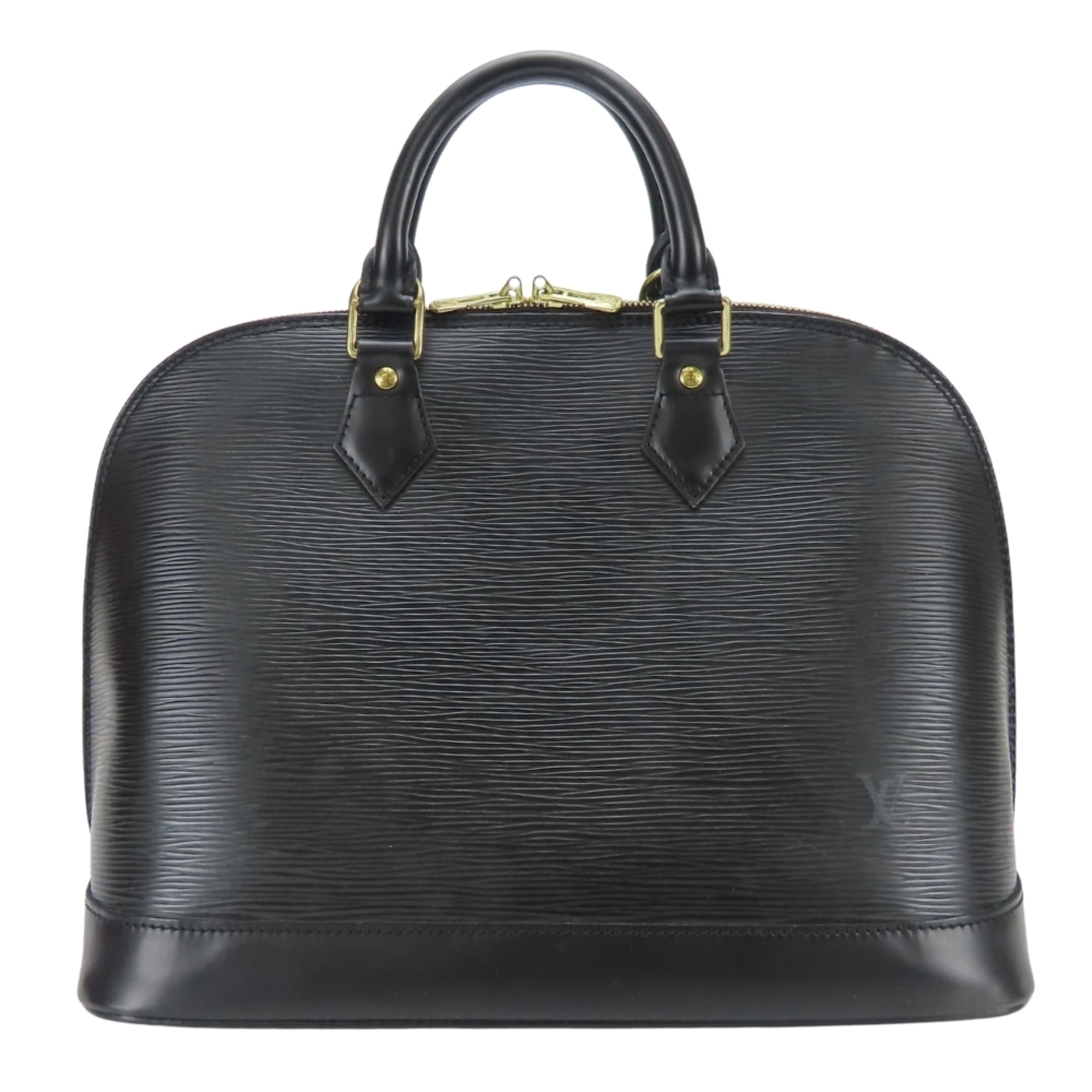 Louis Vuitton Epi Black Noir Epi Leather Handbag (Pre-Owned)