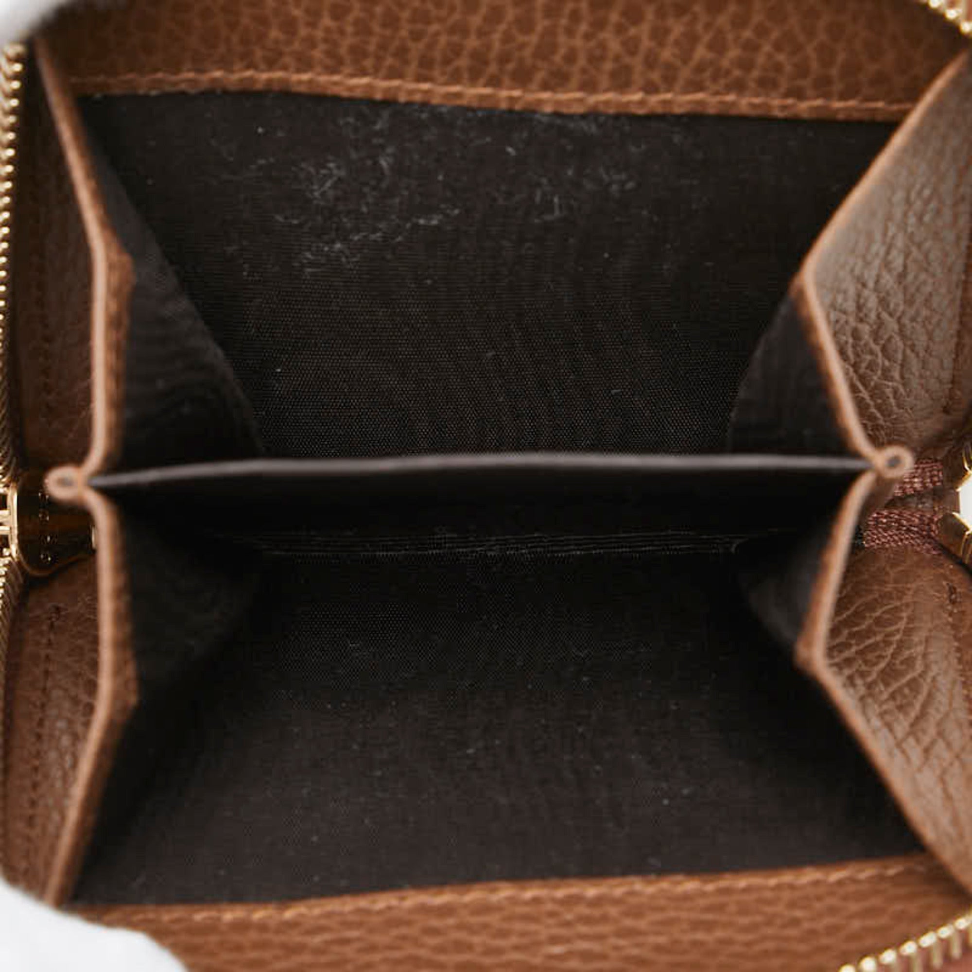Gucci Beige Brown Canvas Leather Wallet (Bi-Fold) (Pre-Owned)