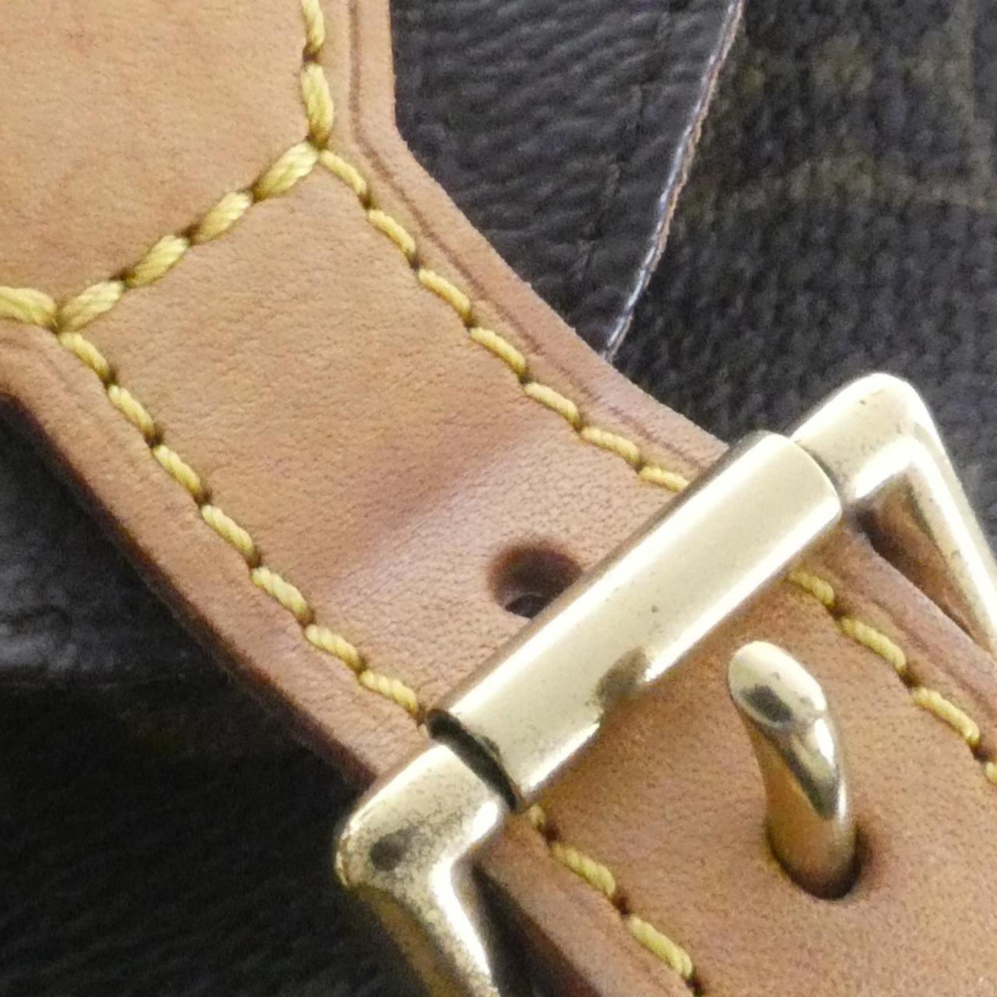 Louis Vuitton Monogram Marron Coated Canvas Backpack (Pre-Owned)