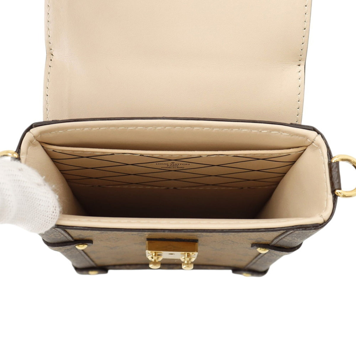 Louis Vuitton Brown Monogram Reverse Shoulder Bag (Pre-Owned)