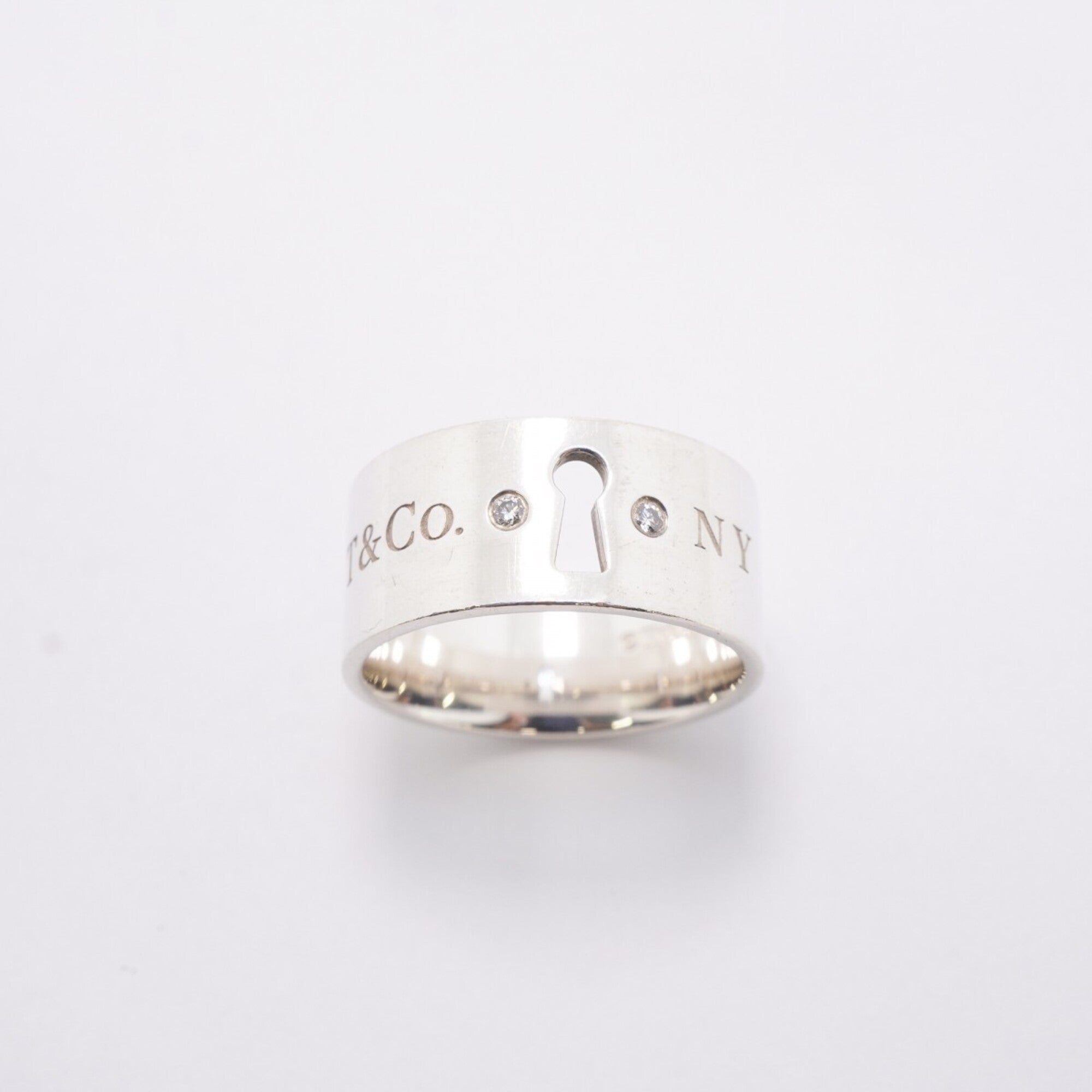 Tiffany Silver 925 Band Ring (Pre-Owned)