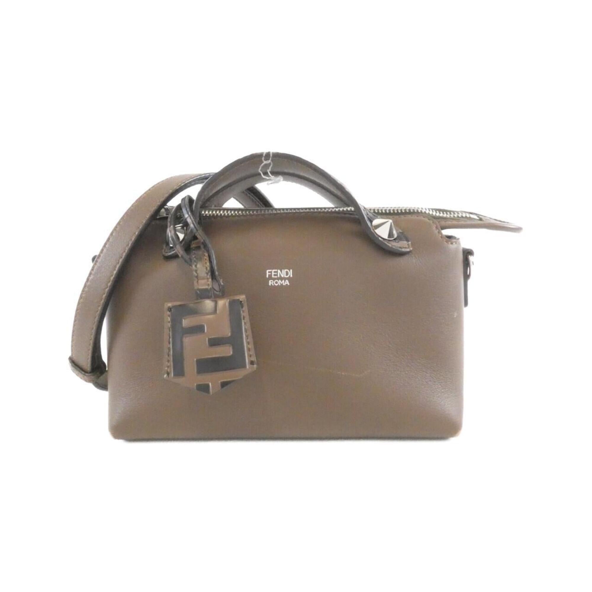 Fendi Brown Leather Handbag (Pre-Owned)
