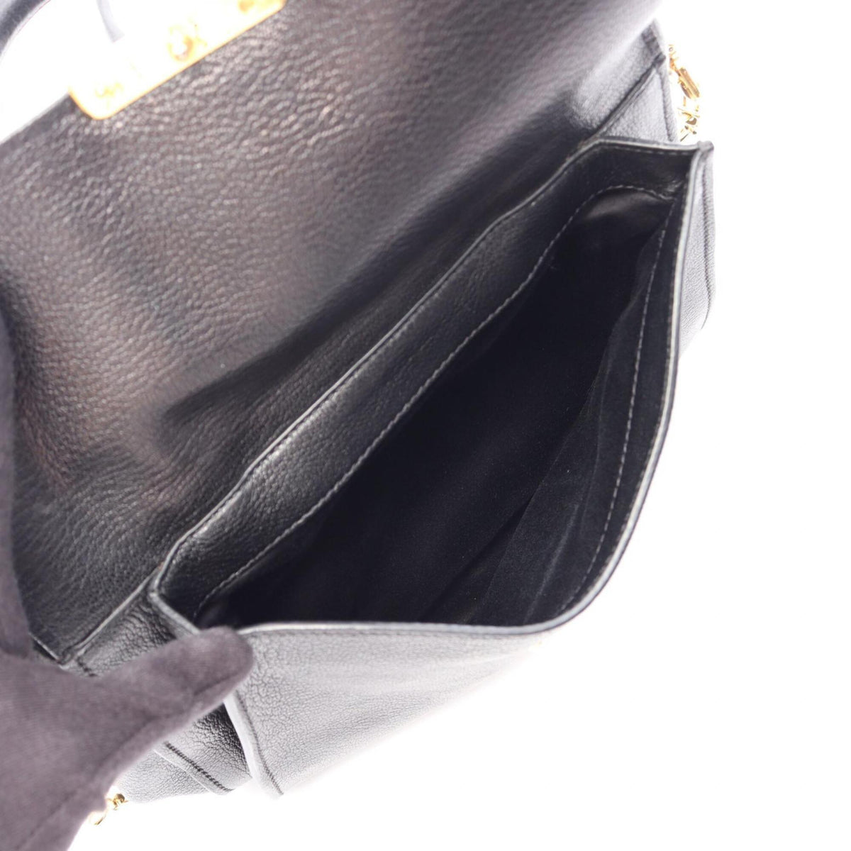 Miu Miu Black Leather Handbag (Pre-Owned)