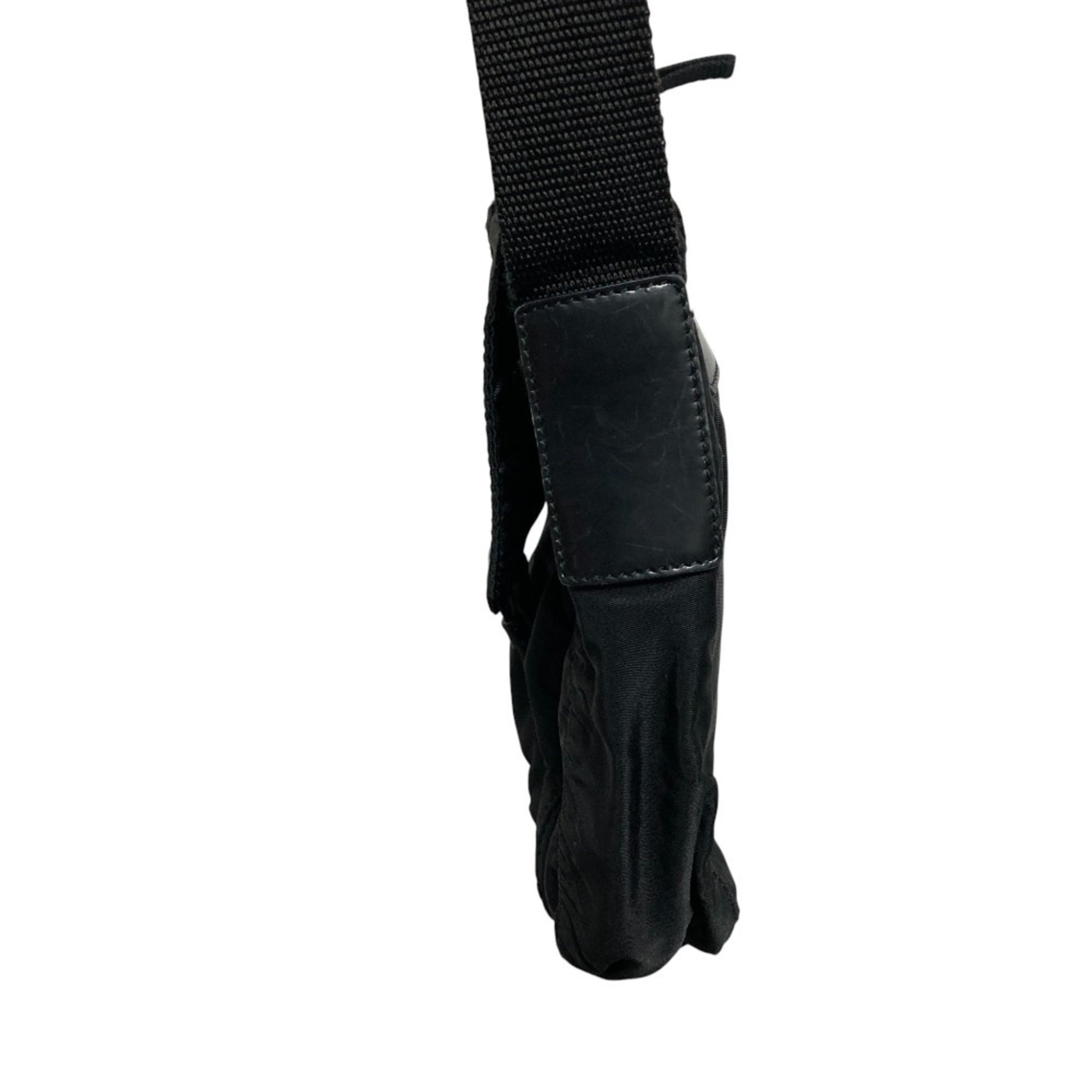 Prada Black Nylon Shoulder Bag (Pre-Owned)