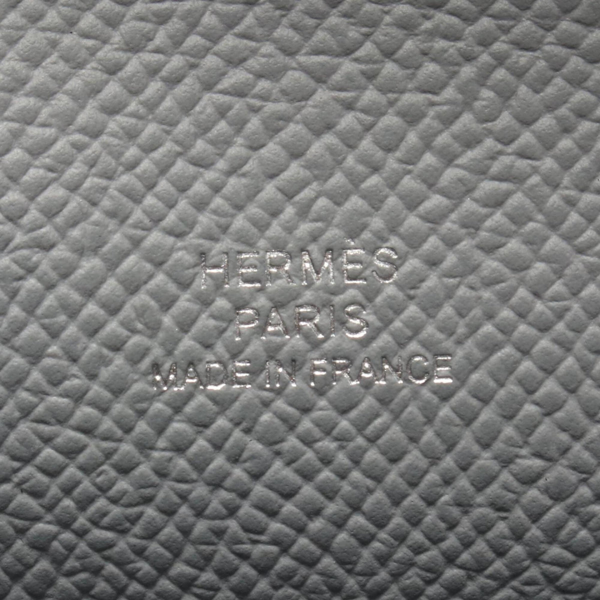 Hermes Gray Epsom Leather Handbag Shoulder Bag (Pre-Owned)
