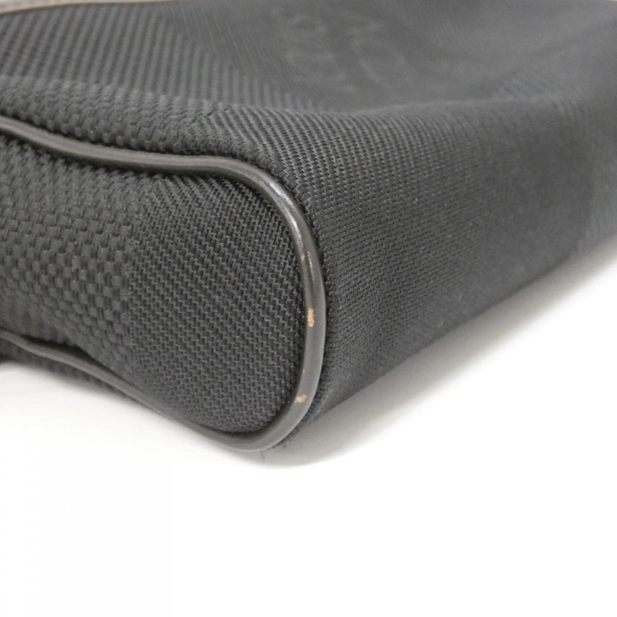 Louis Vuitton Black Canvas Handbag (Pre-Owned)