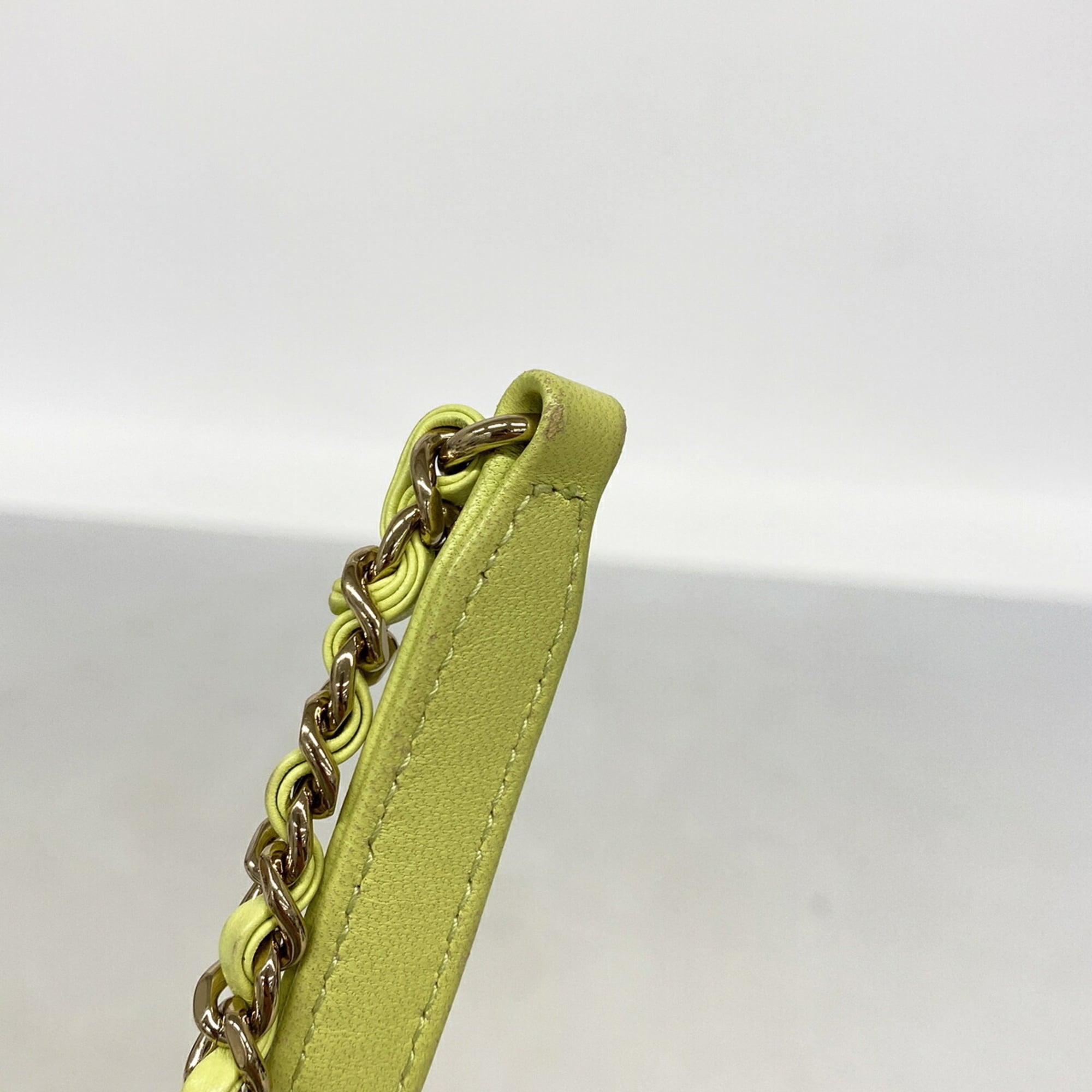 Chanel Green Tweed Backpack (Pre-Owned)