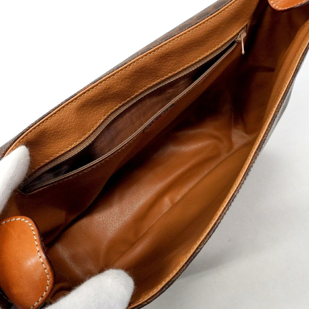 Celine Brown Pvc Shoulder Bag (Pre-Owned)