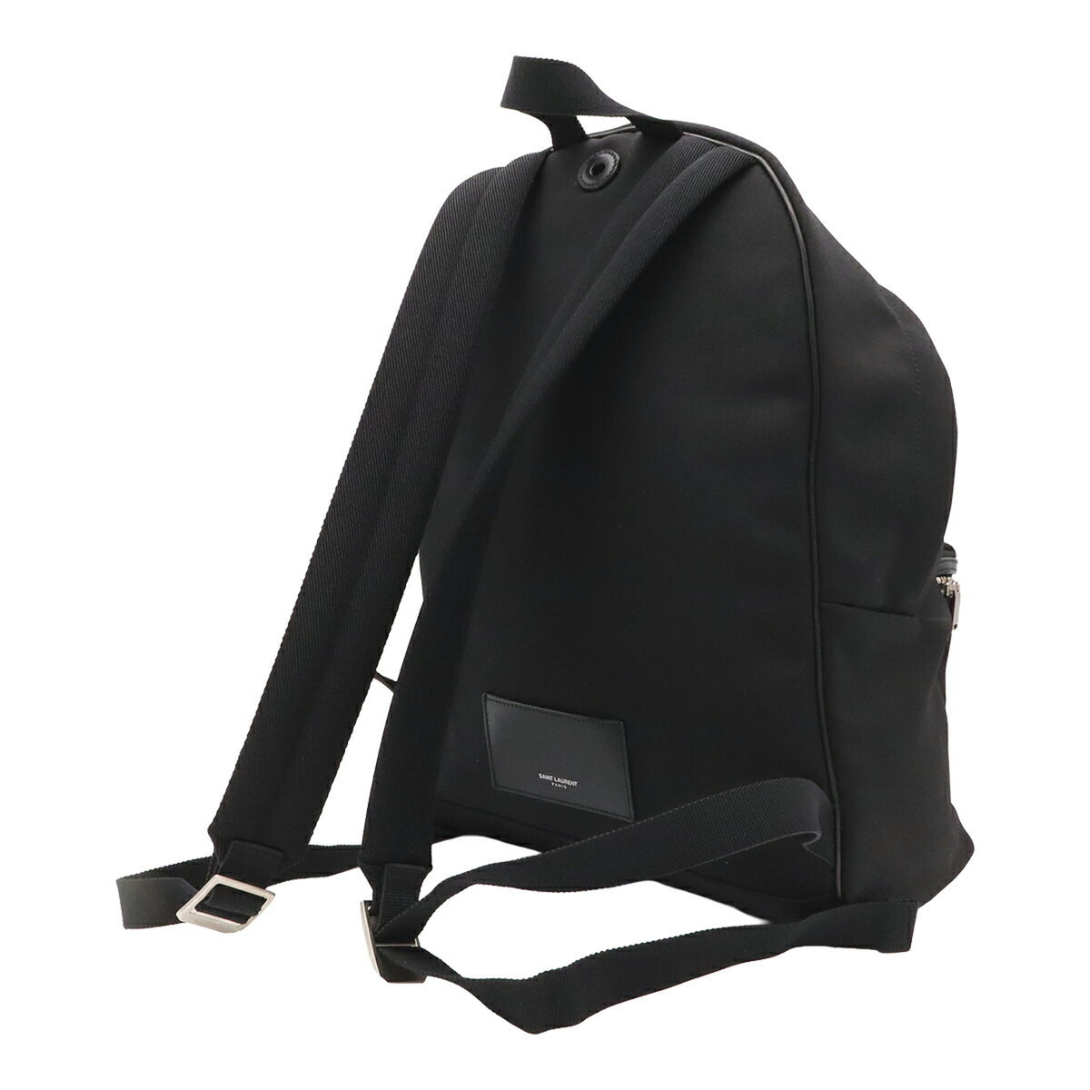 Yves Saint Laurent Black Nylon Canvas Backpack (Pre-Owned)