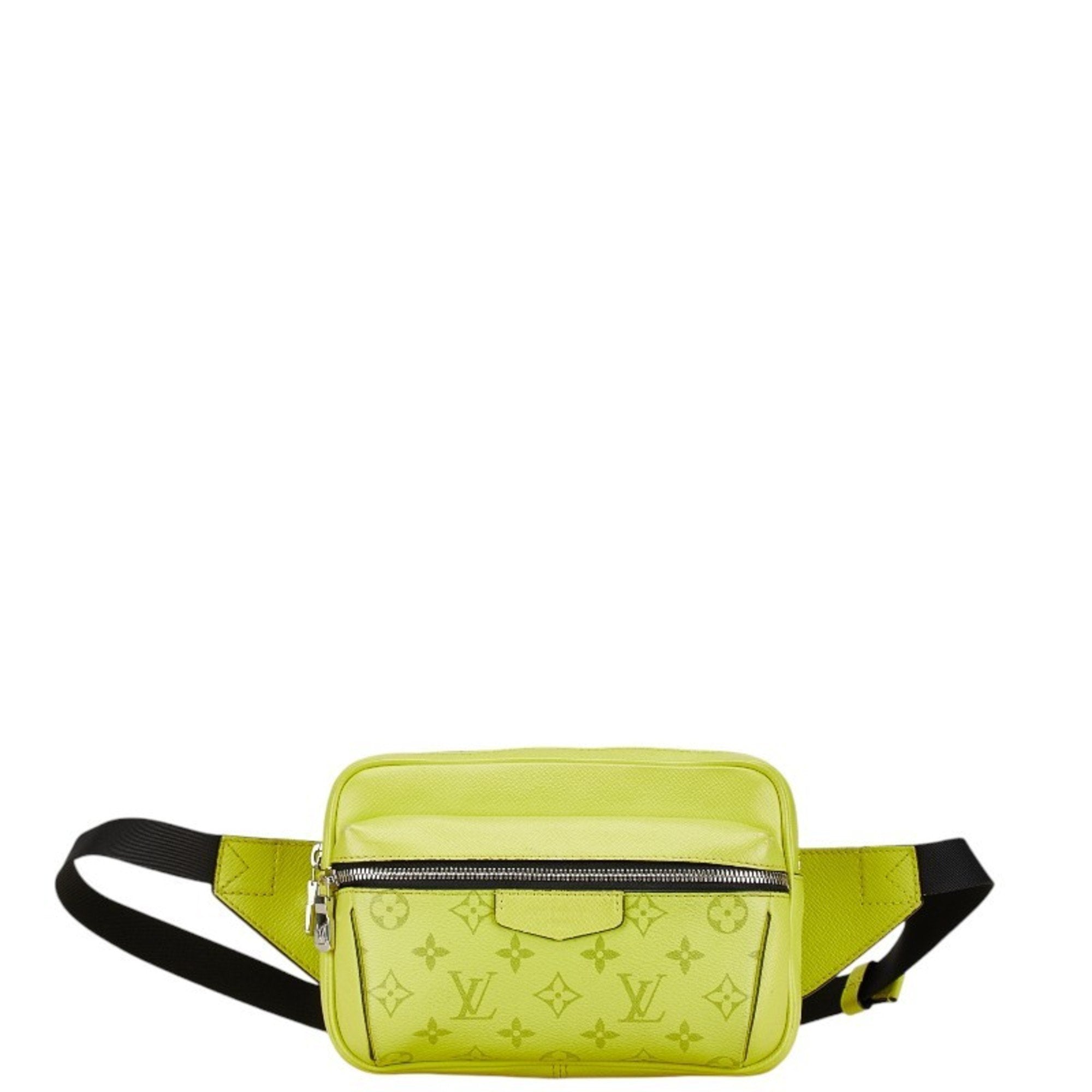 Louis Vuitton Jaune Yellow Pvc Leather Sling Bag (Pre-Owned)