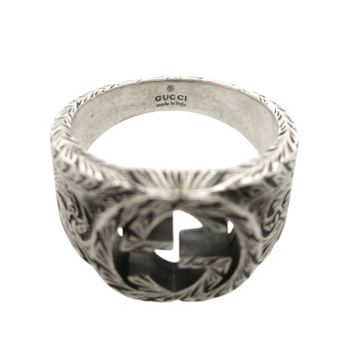 Gucci Silver Silver 925 Band Ring (Pre-Owned)