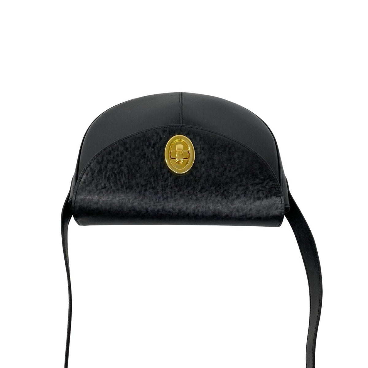 Christian Dior Black Leather Pochette Shoulder Bag (Pre-Owned)