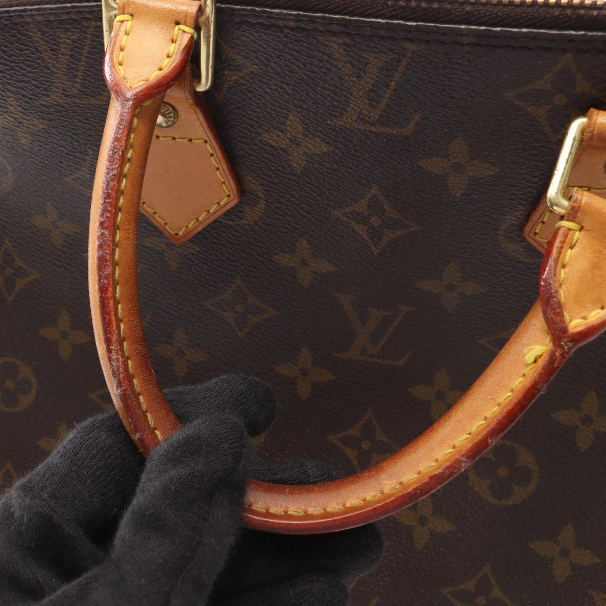 Louis Vuitton Brown Pvc Leather Handbag (Pre-Owned)