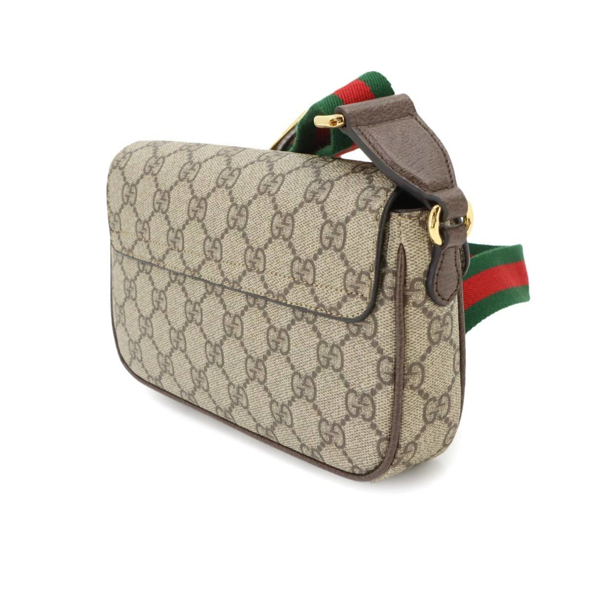 Gucci Ophidia Beige Brown Gg Supreme Handbag Shoulder Bag (Pre-Owned)