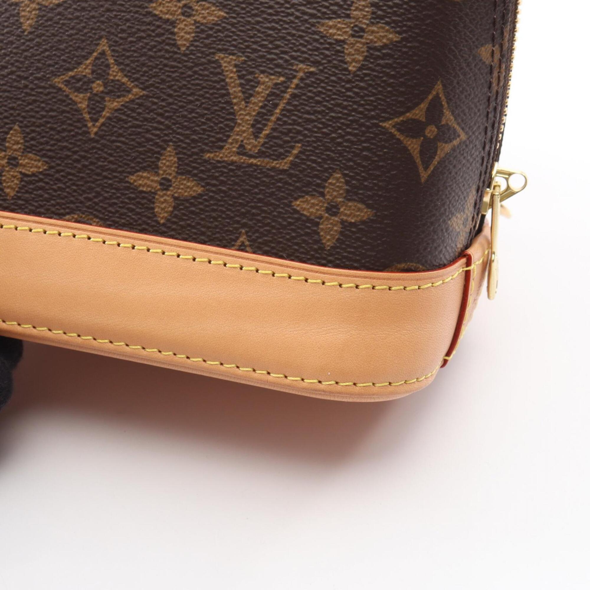Louis Vuitton Monogram Brown Monogram Leather Backpack (Pre-Owned)