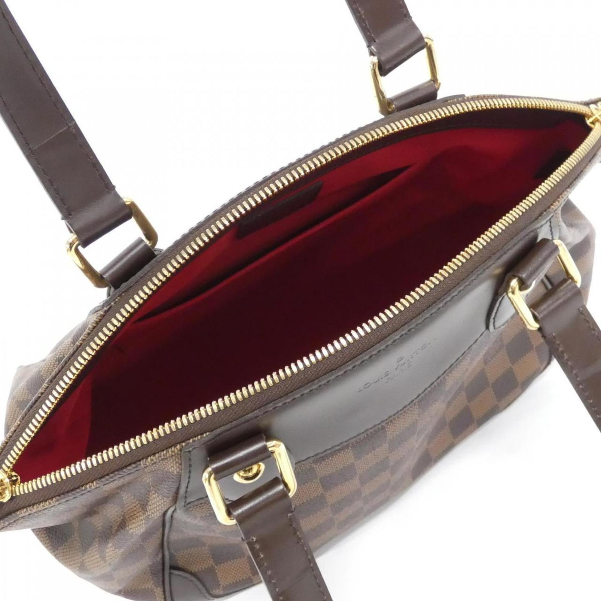 Louis Vuitton Brown Coated Canvas Handbag (Pre-Owned)