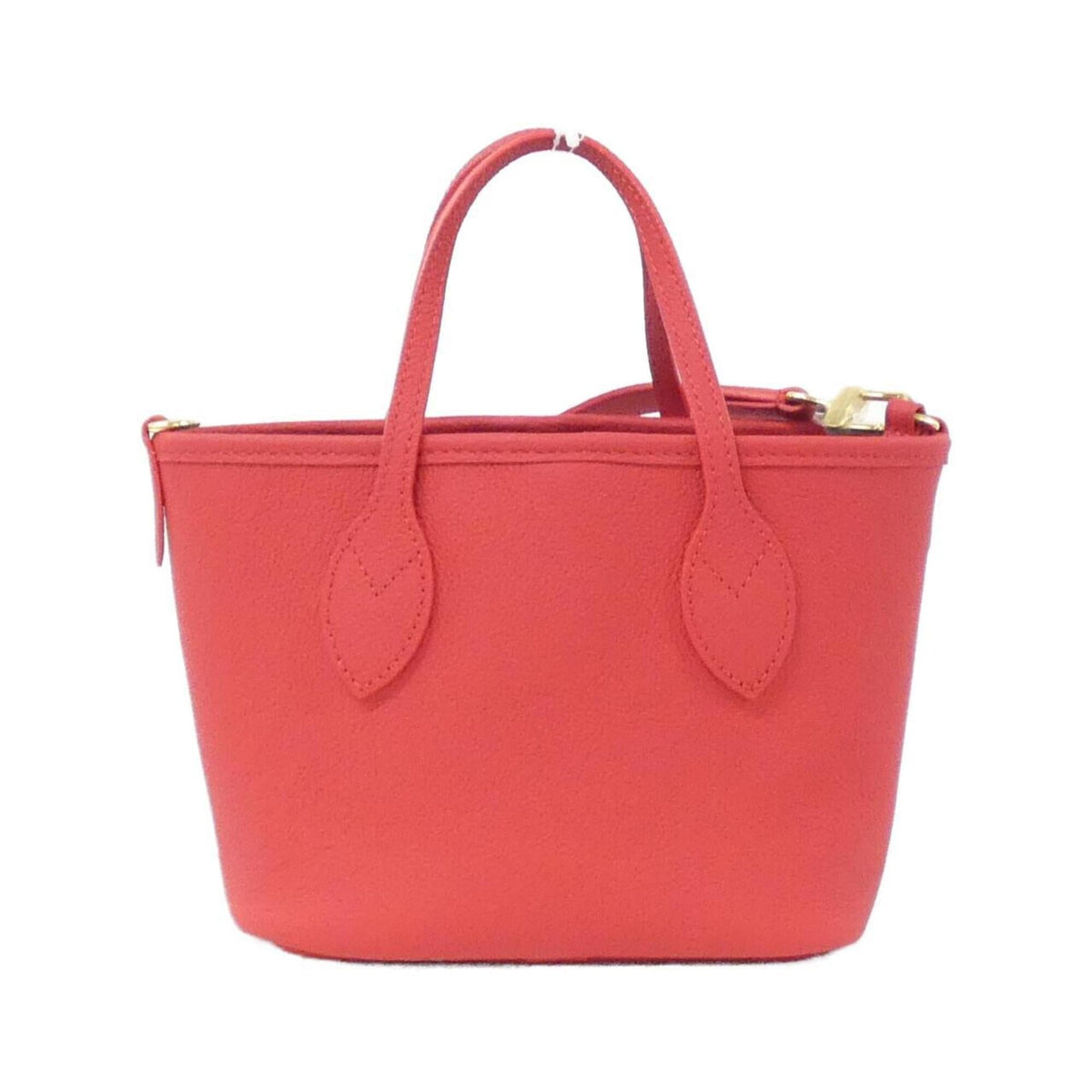 Louis Vuitton Monogram Cherry Blue Rouge Denim Canvas Leather Handbag Pouch (Pre-Owned)