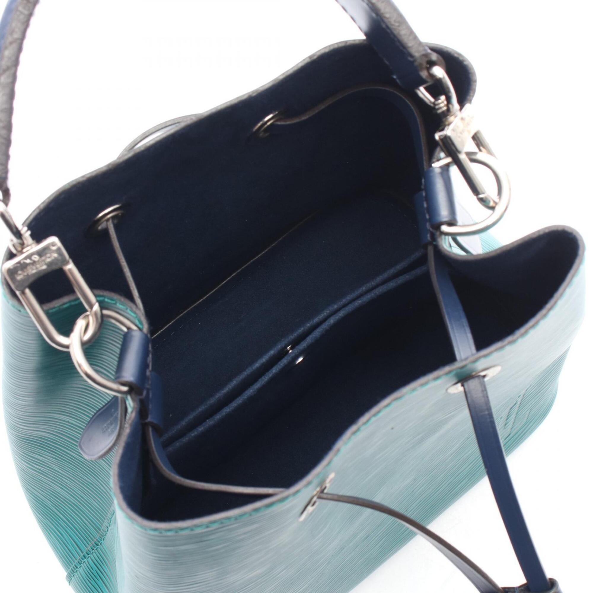 Louis Vuitton Green Indigo Navy Epi Leather Handbag (Pre-Owned)