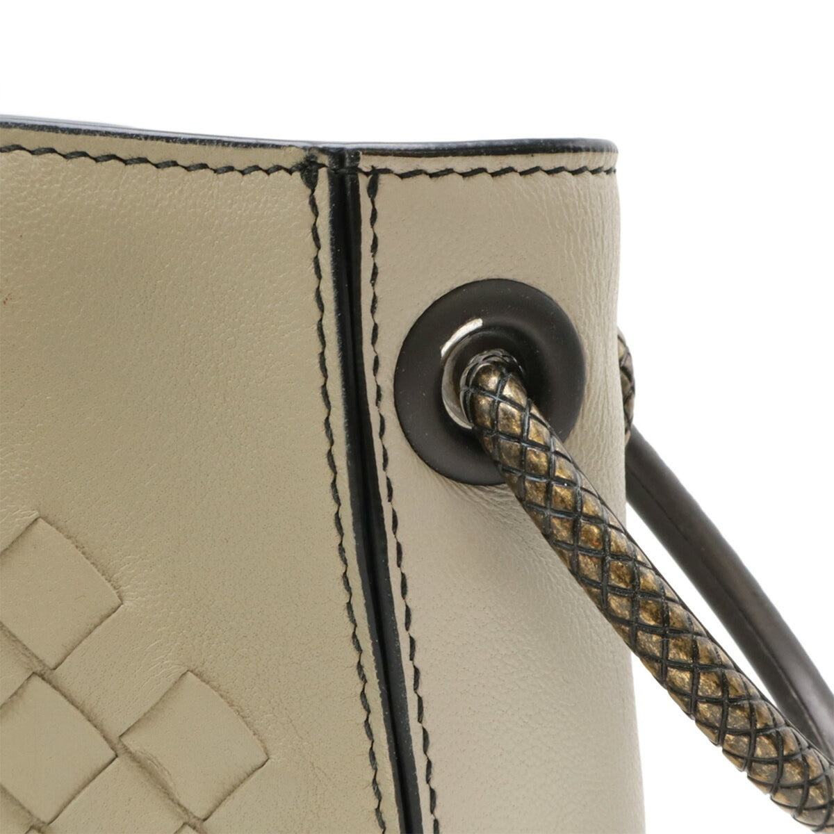 Bottega Veneta Intrecciato Leather Shoulder Bag (Pre-Owned)