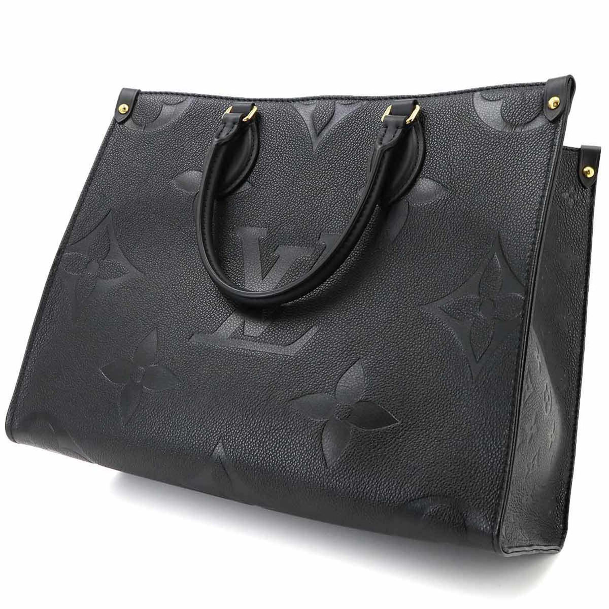 Louis Vuitton Noir Monogram Empreinte Leather Handbag Tote Bag (Pre-Owned)