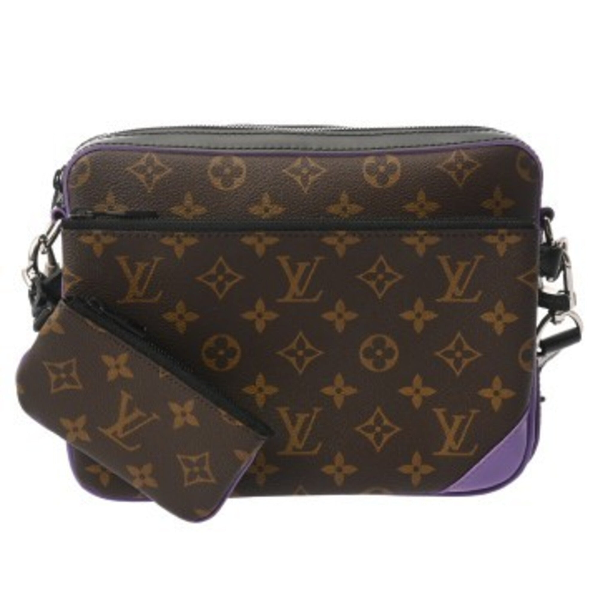 Louis Vuitton Purple Monogram Shoulder Bag (Pre-Owned)