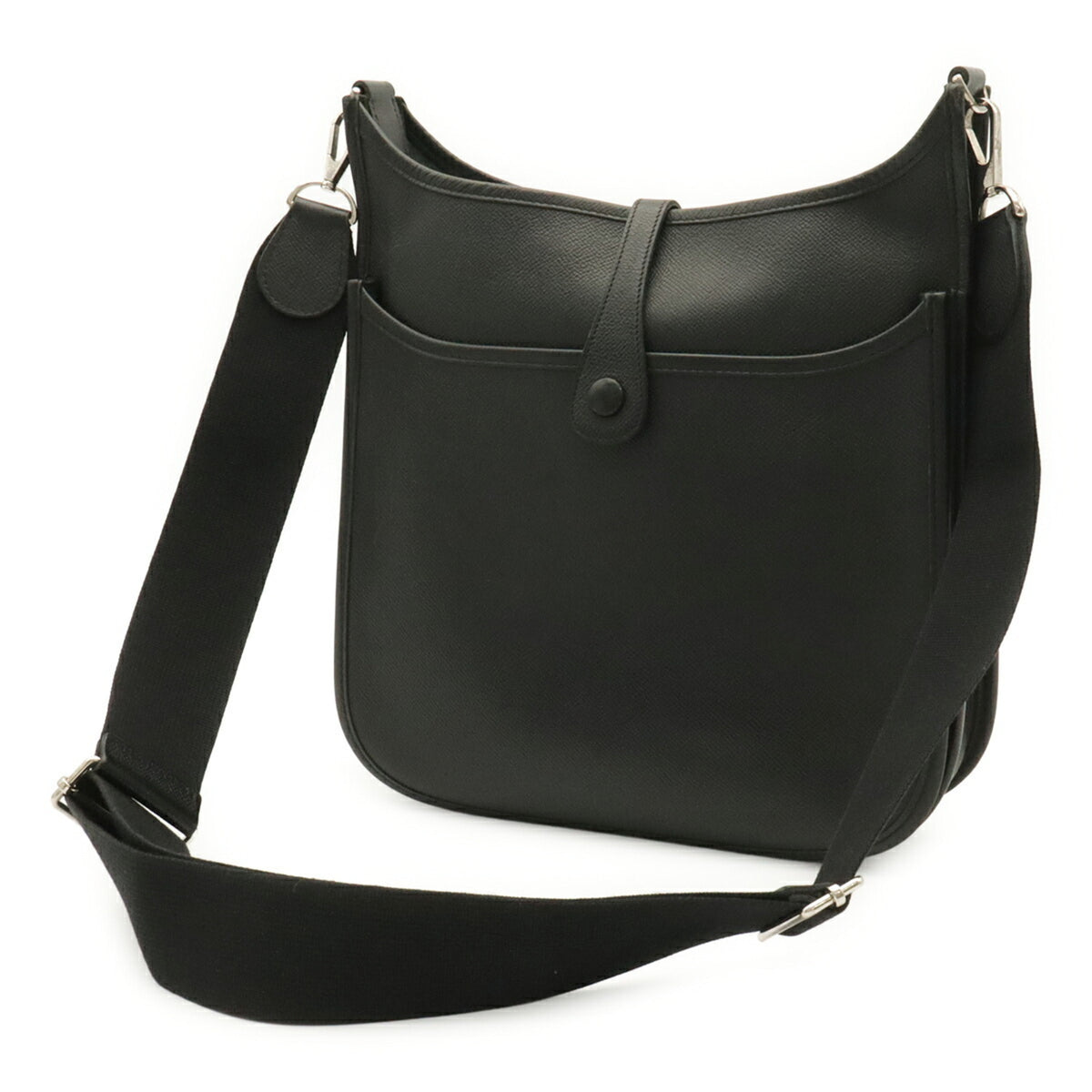 Hermes Black Epsom Leather Shoulder Bag (Pre-Owned)