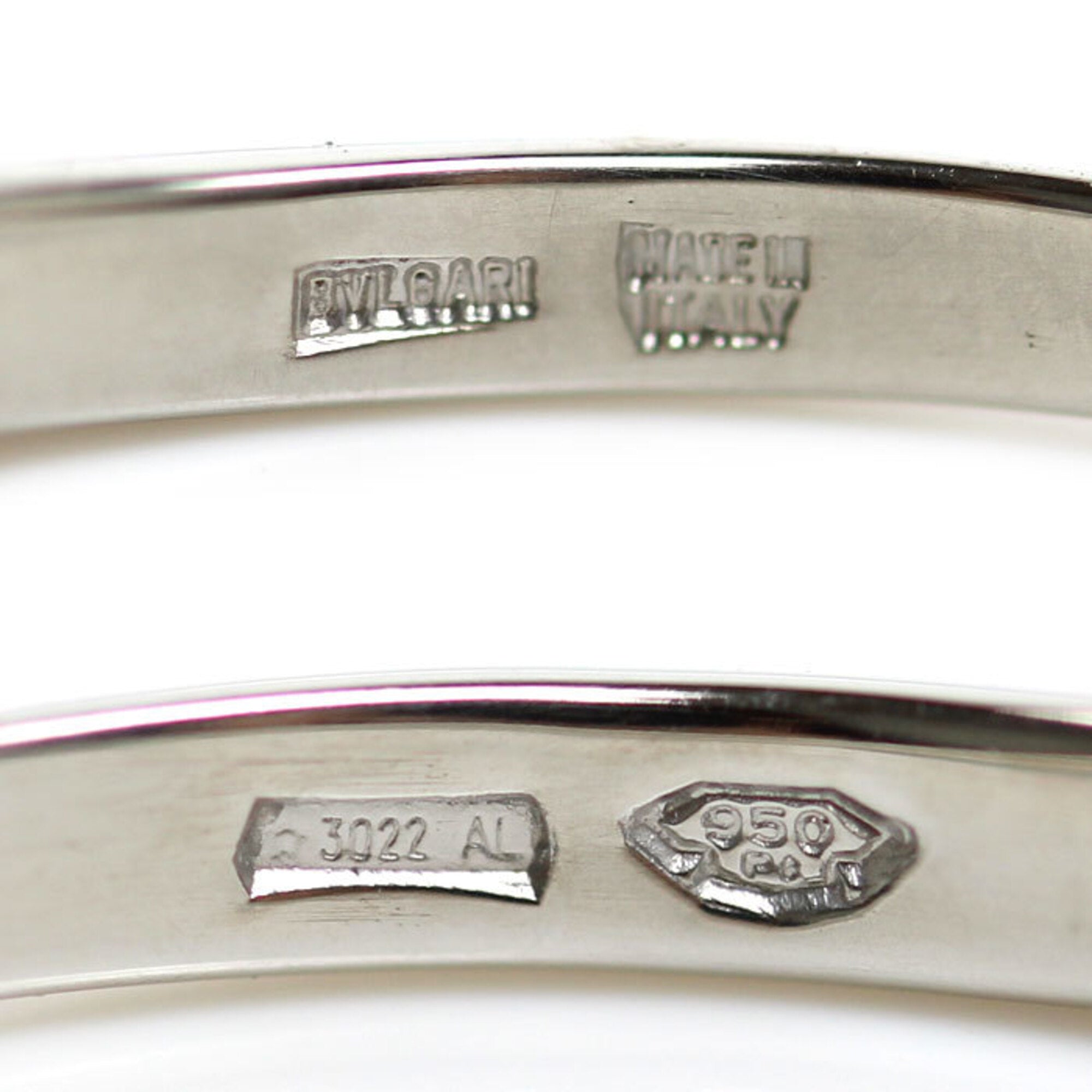 Bvlgari Platinum 950 Band Ring (Pre-Owned)