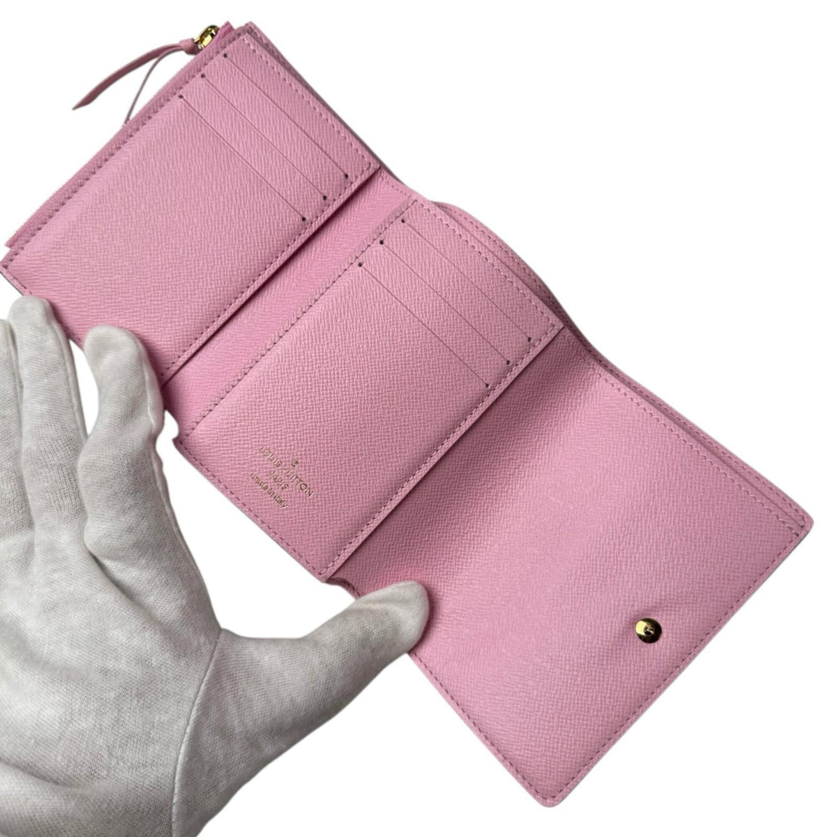 Louis Vuitton Multi-Color Leather Wallet (Tri-Fold) (Pre-Owned)