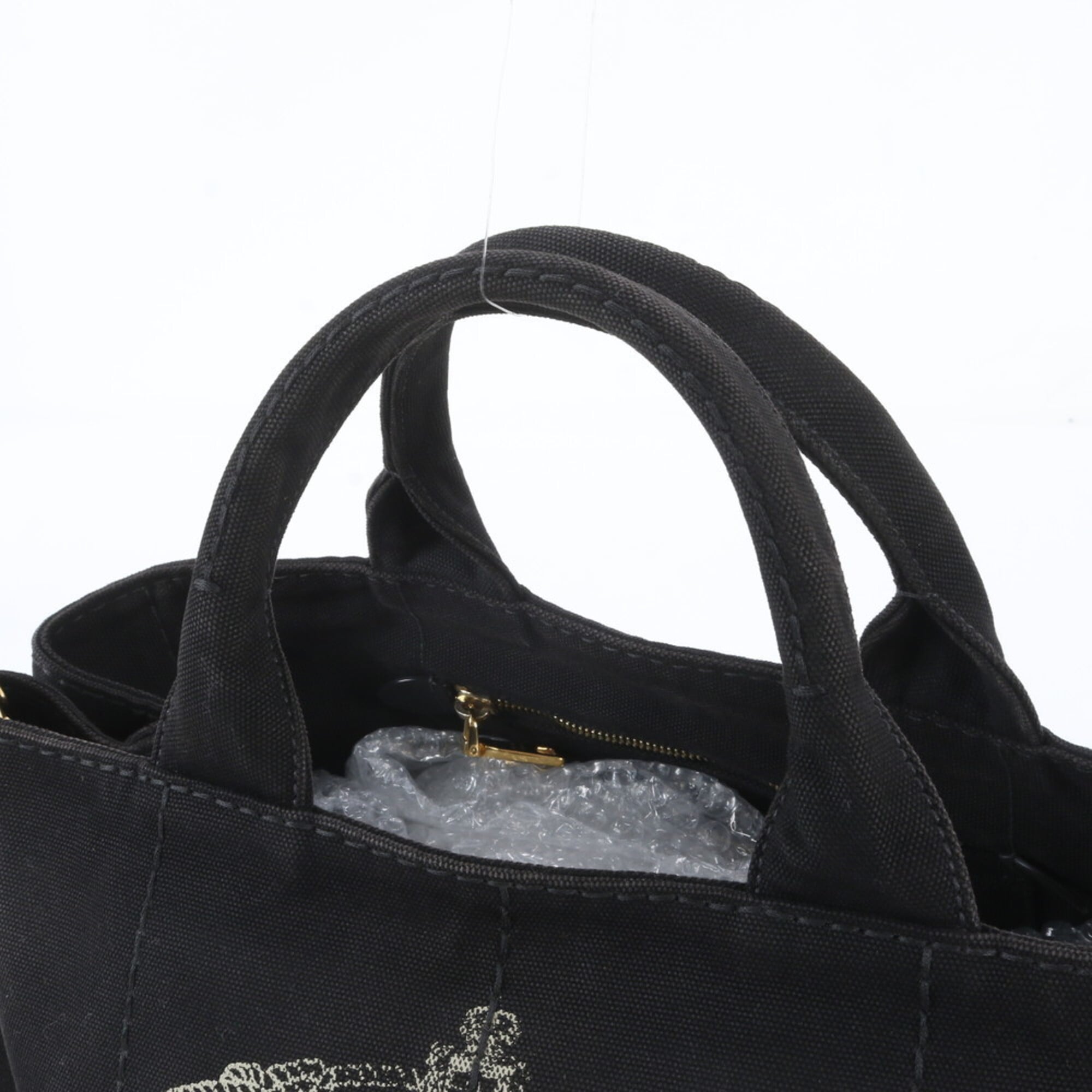 Prada Black Handbag Shoulder Bag Tote Bag (Pre-Owned)