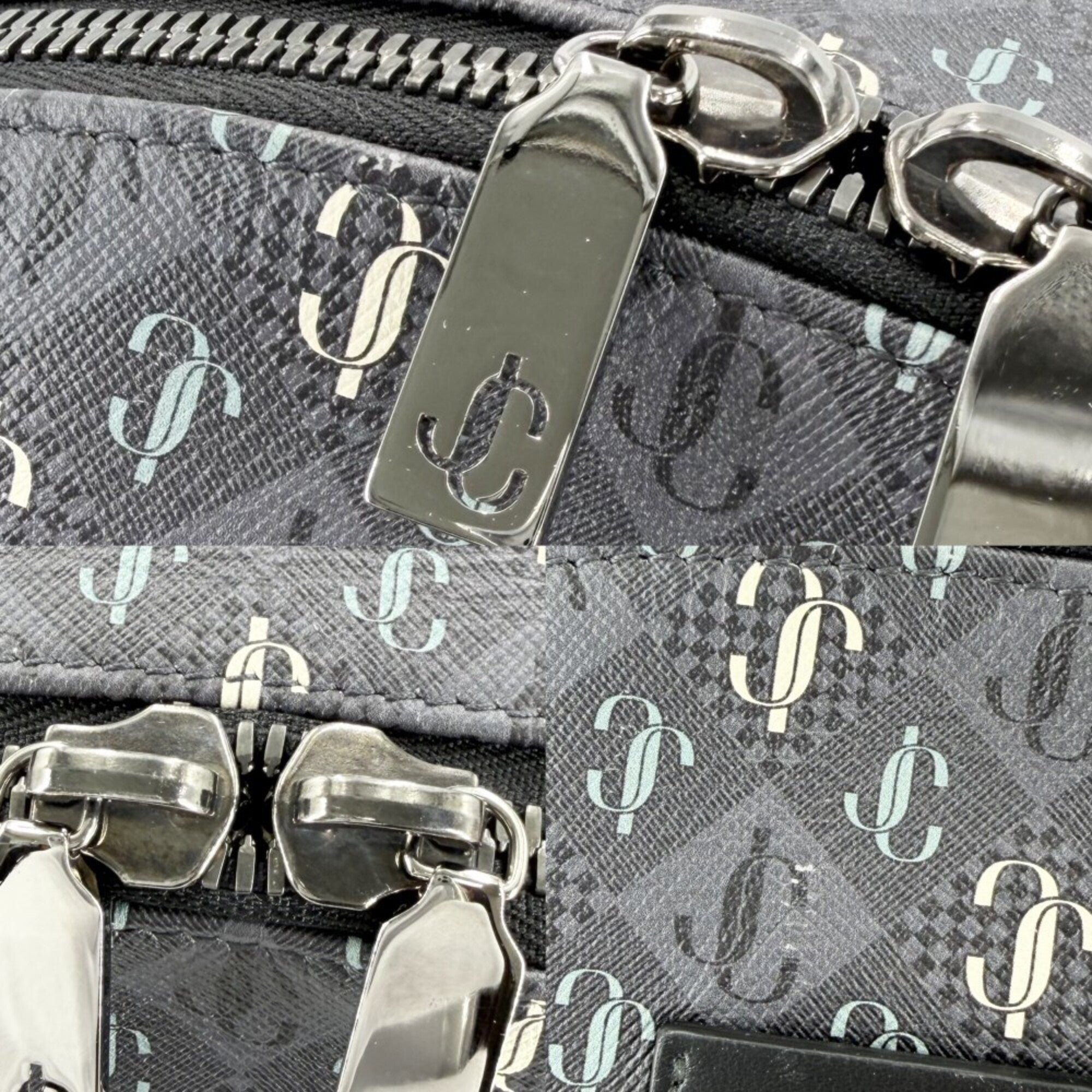 Jimmy Choo Gray Leather Backpack (Pre-Owned)