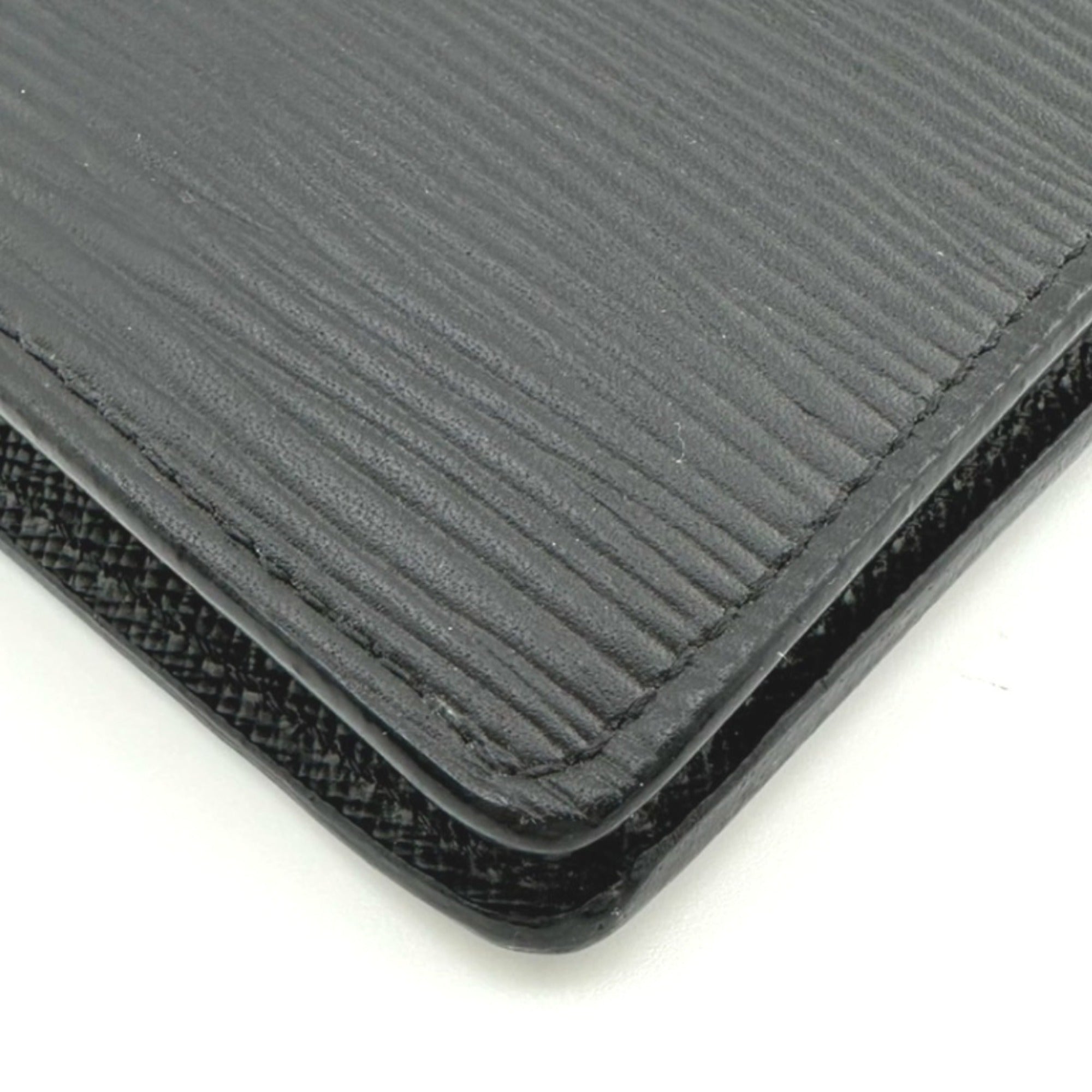 Louis Vuitton Black Noir Epi Leather Long Wallet (Bi-Fold) (Pre-Owned)