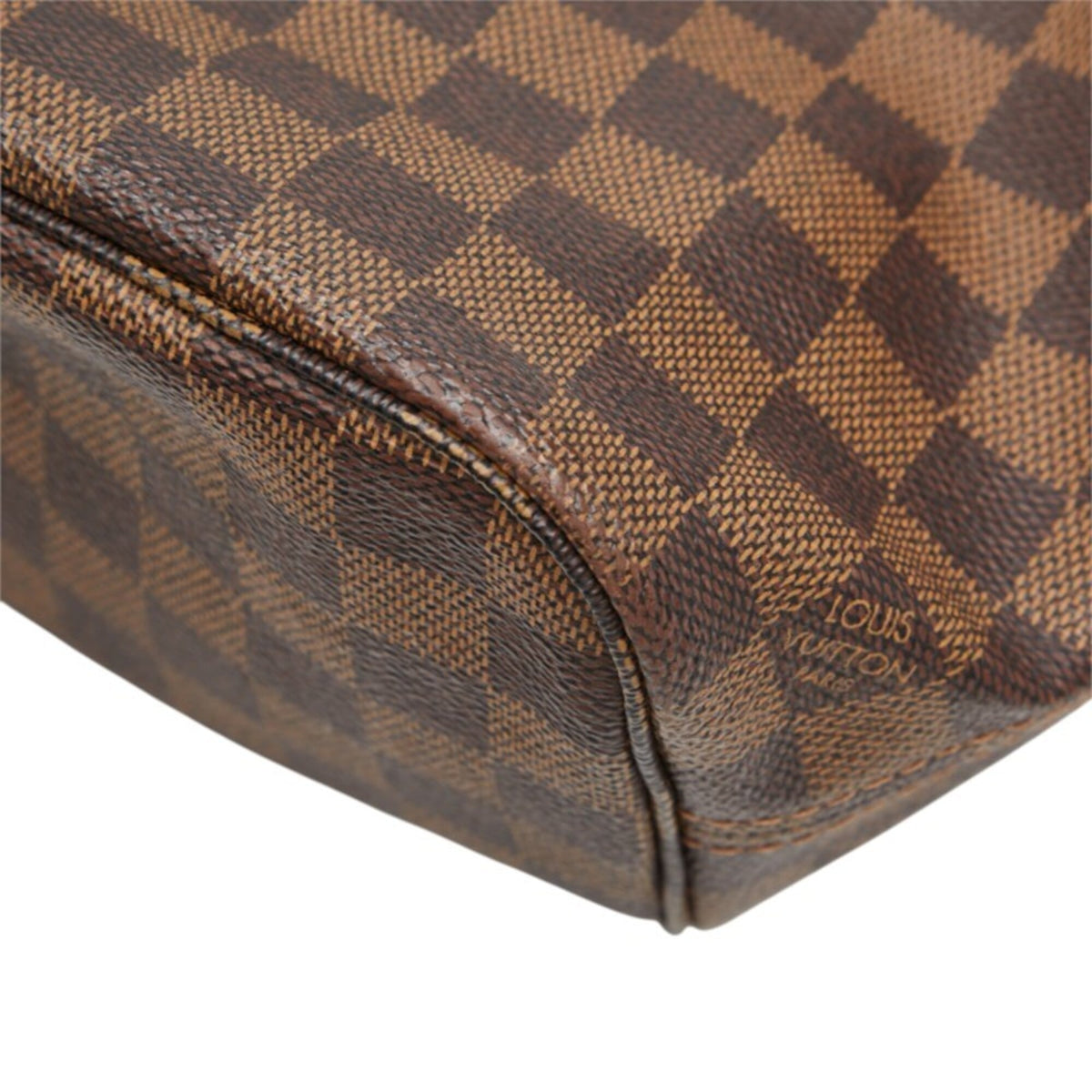 Louis Vuitton Brown Pvc Leather Handbag Tote Bag (Pre-Owned)