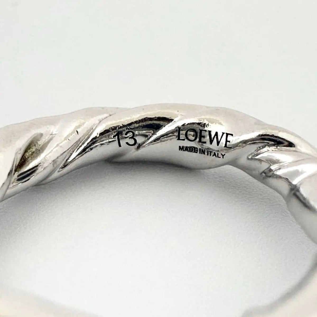 Loewe Silver 925 Band Ring (Pre-Owned)