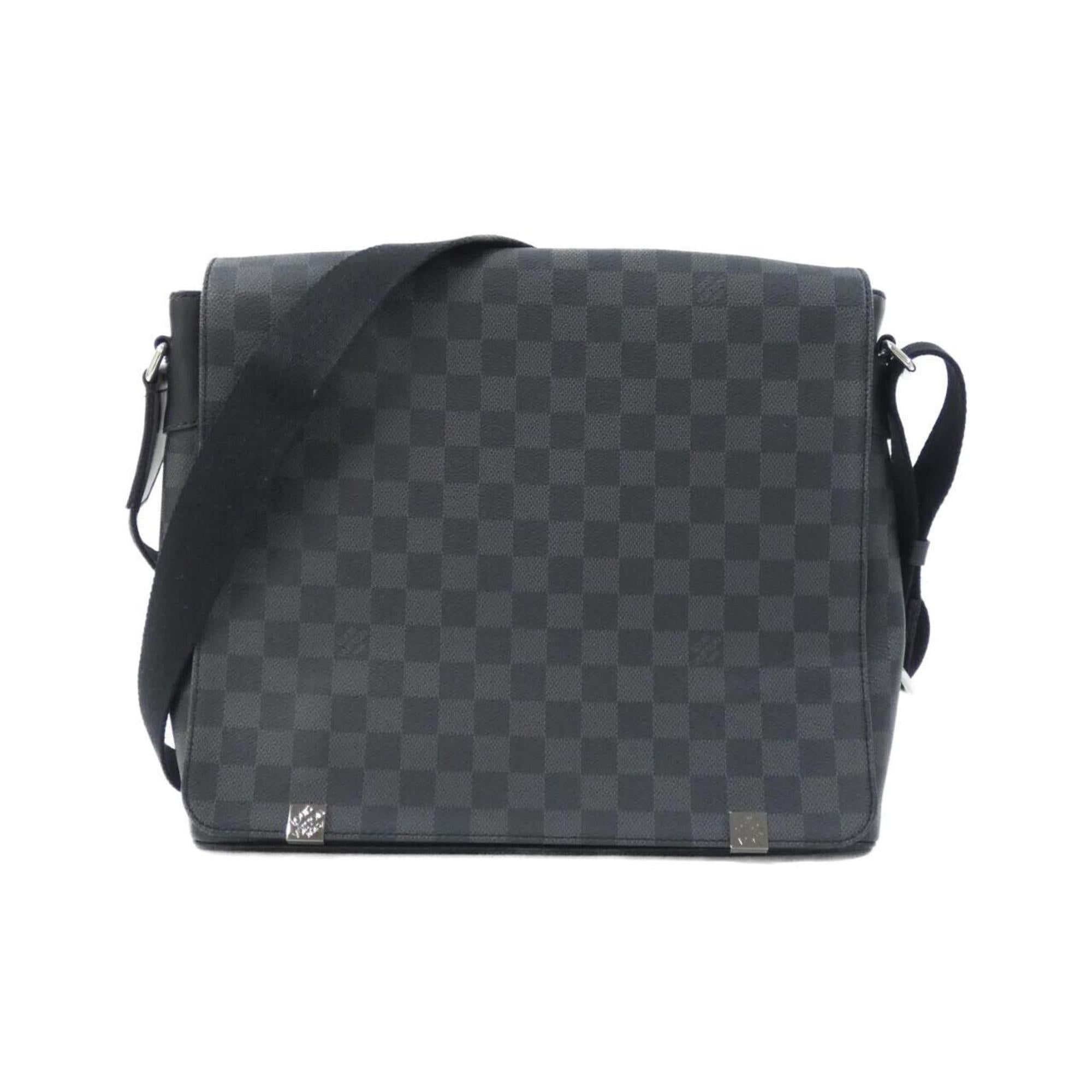 Louis Vuitton Graphite Coated Canvas Shoulder Bag (Pre-Owned)