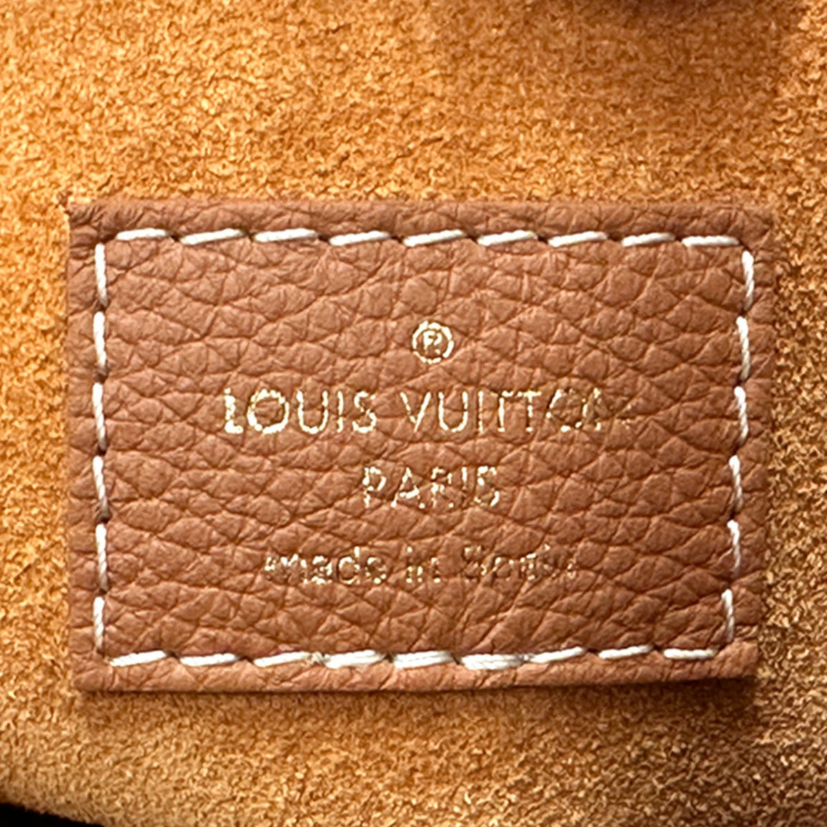 Louis Vuitton Brown Cognac Leather Handbag Shoulder Bag (Pre-Owned)
