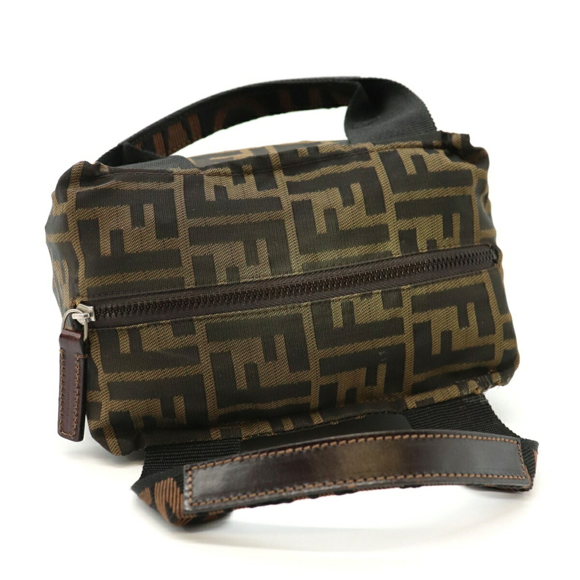 Fendi Khaki Nylon Handbag (Pre-Owned)