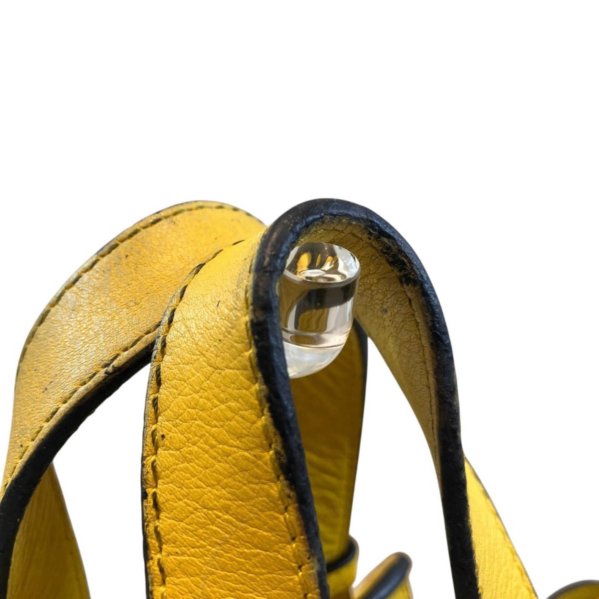 Loewe Yellow Leather Handbag (Pre-Owned)