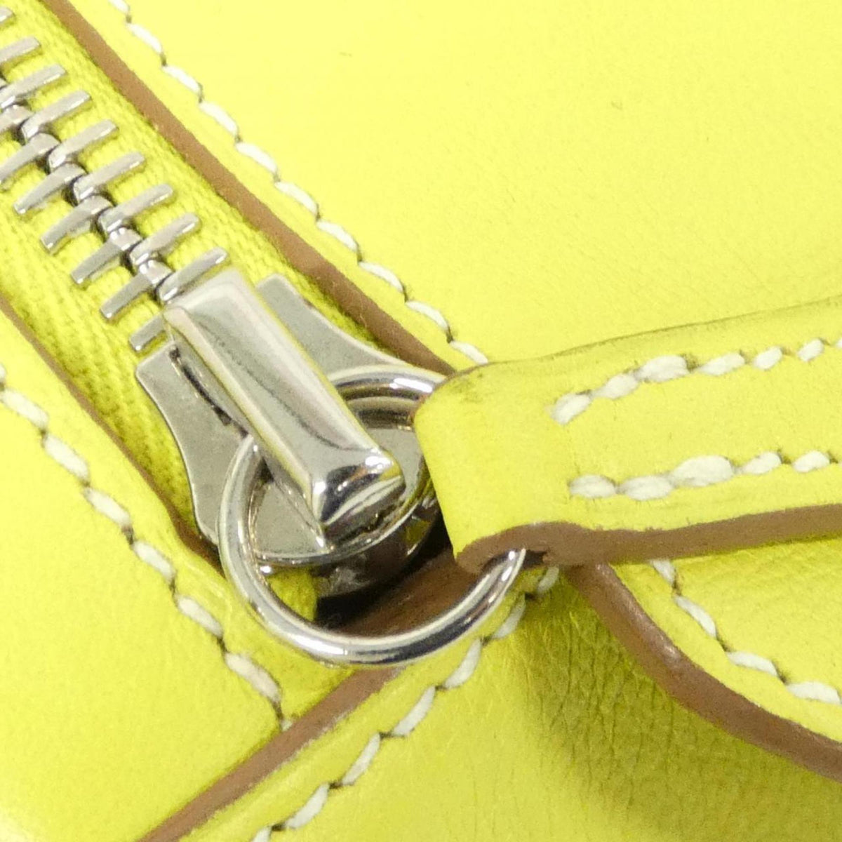 Hermes Lime Yellow Swift Leather Shoulder Bag (Pre-Owned)