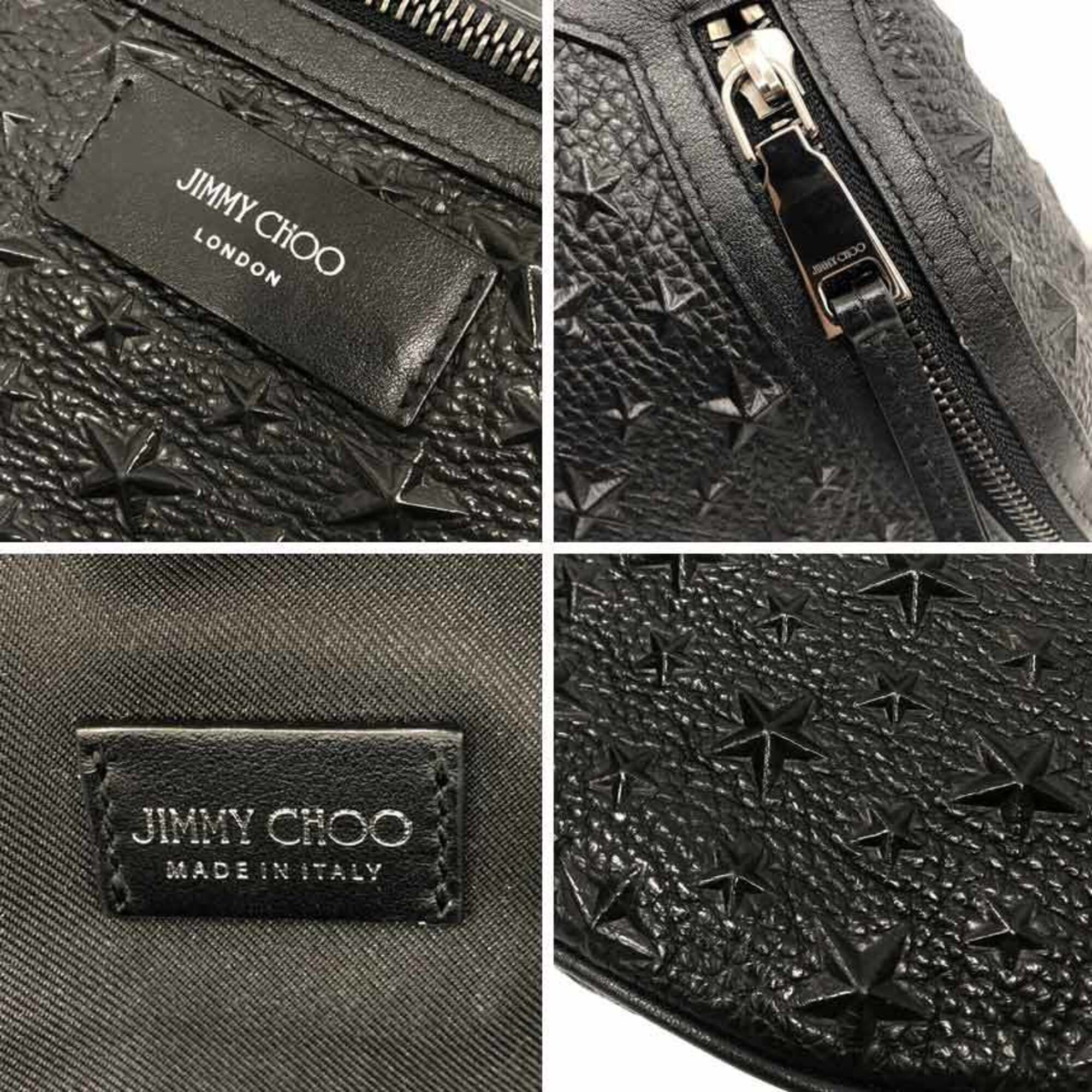 Jimmy Choo Black Leather Fanny Pack (Pre-Owned)