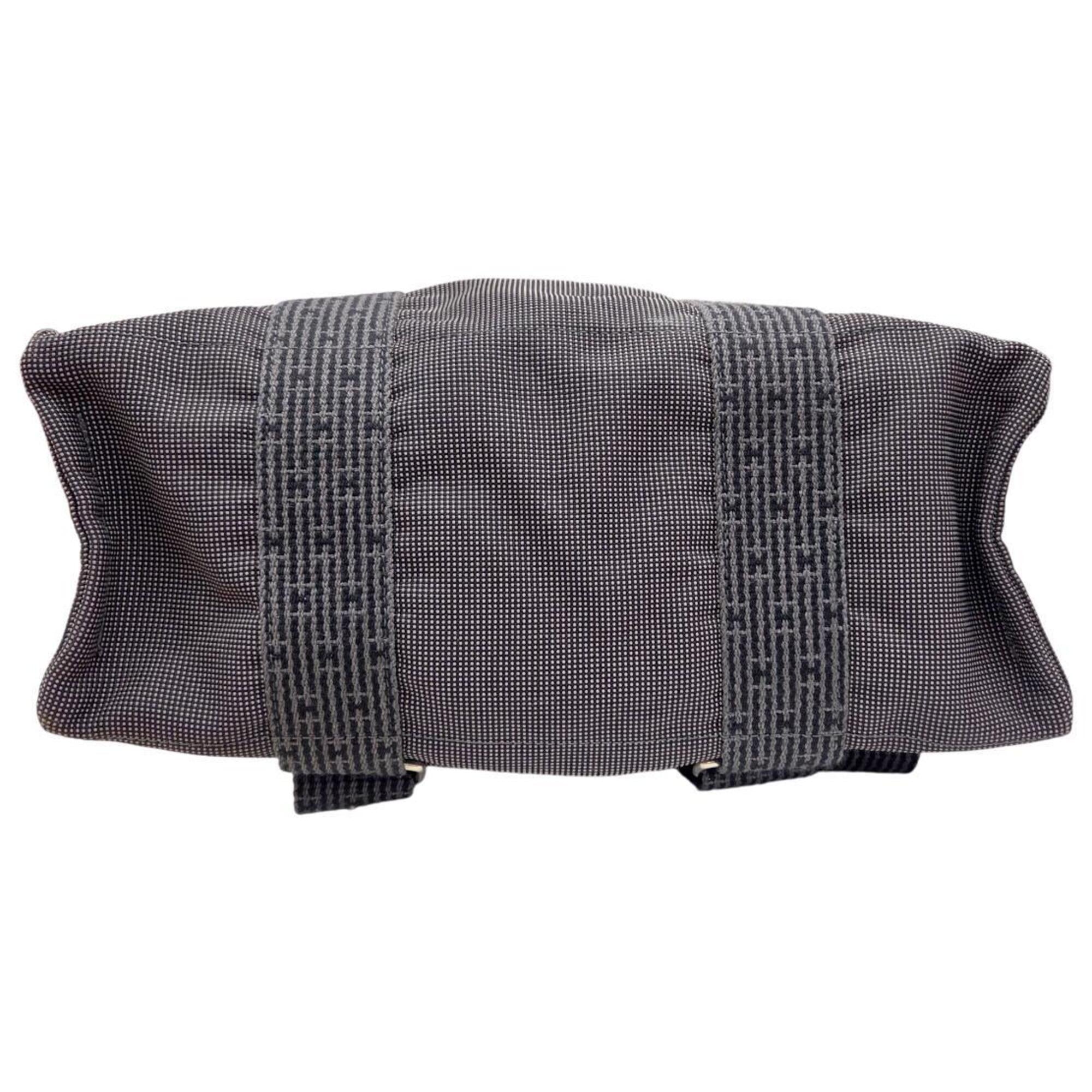 Hermes Gray Nylon Backpack (Pre-Owned)