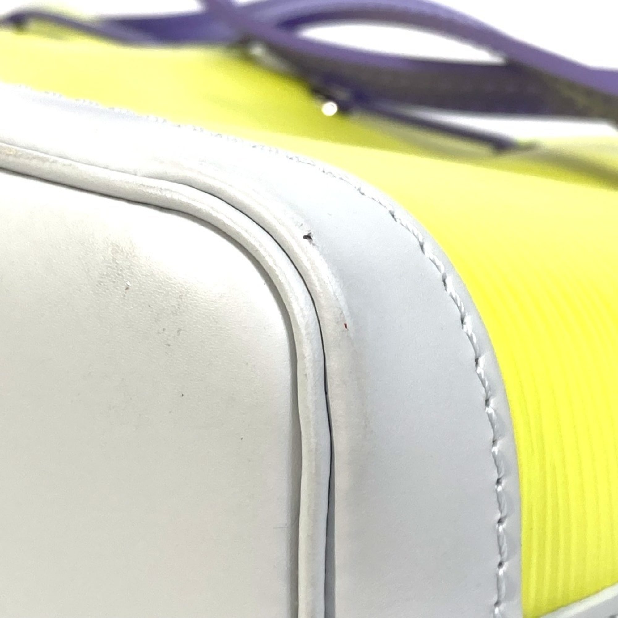 Louis Vuitton Epi Purple White Yellow Epi Leather Pochette Shoulder Bag (Pre-Owned)