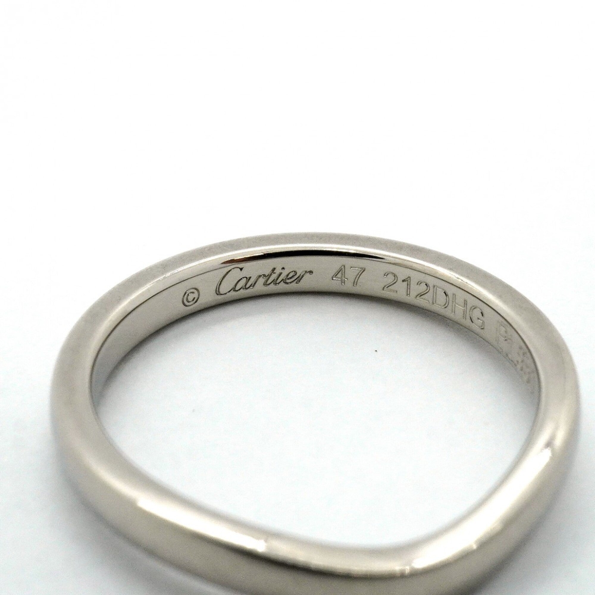 Cartier Platinum 950 Band Ring (Pre-Owned)