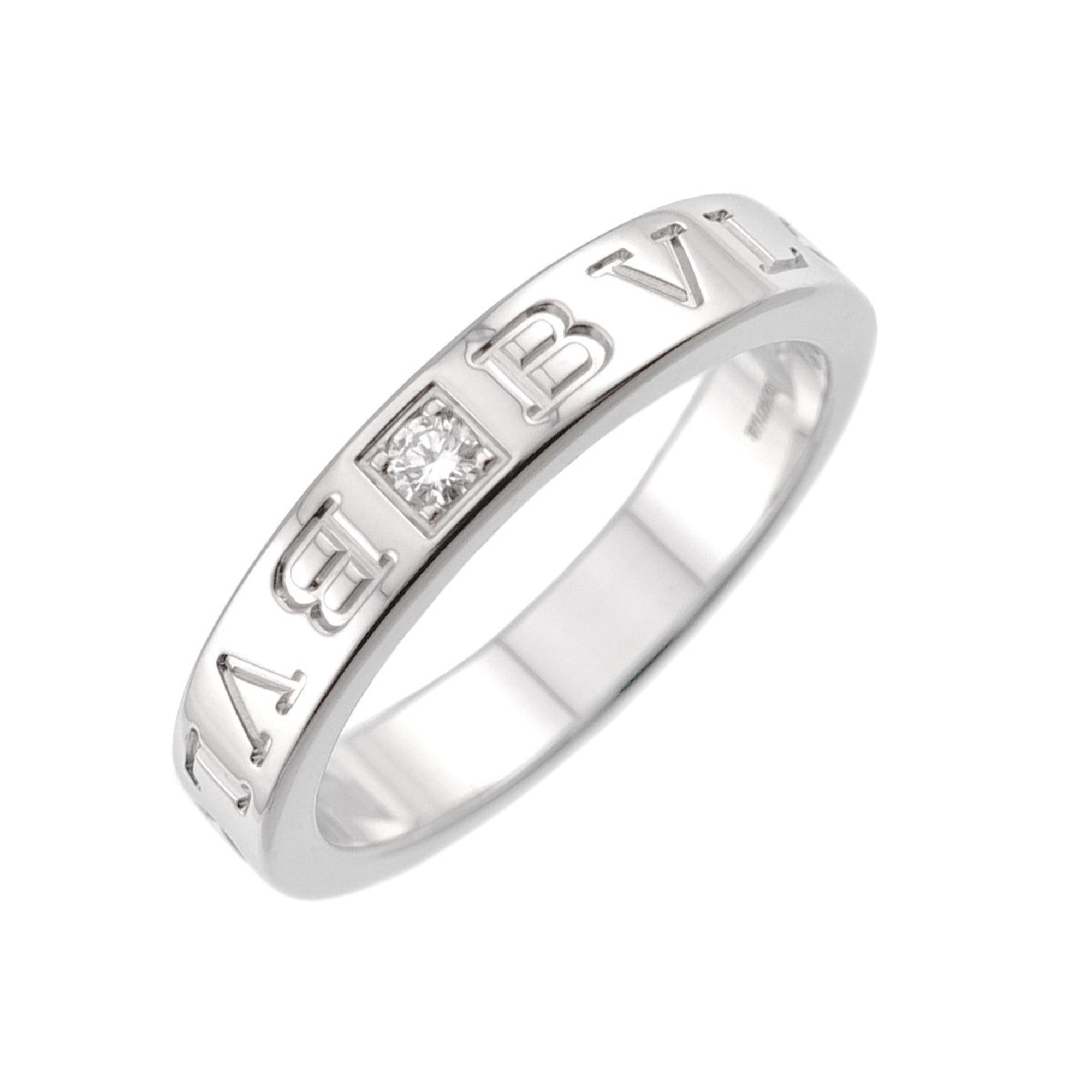 Bvlgari White Gold (18K) Band Ring (Pre-Owned)