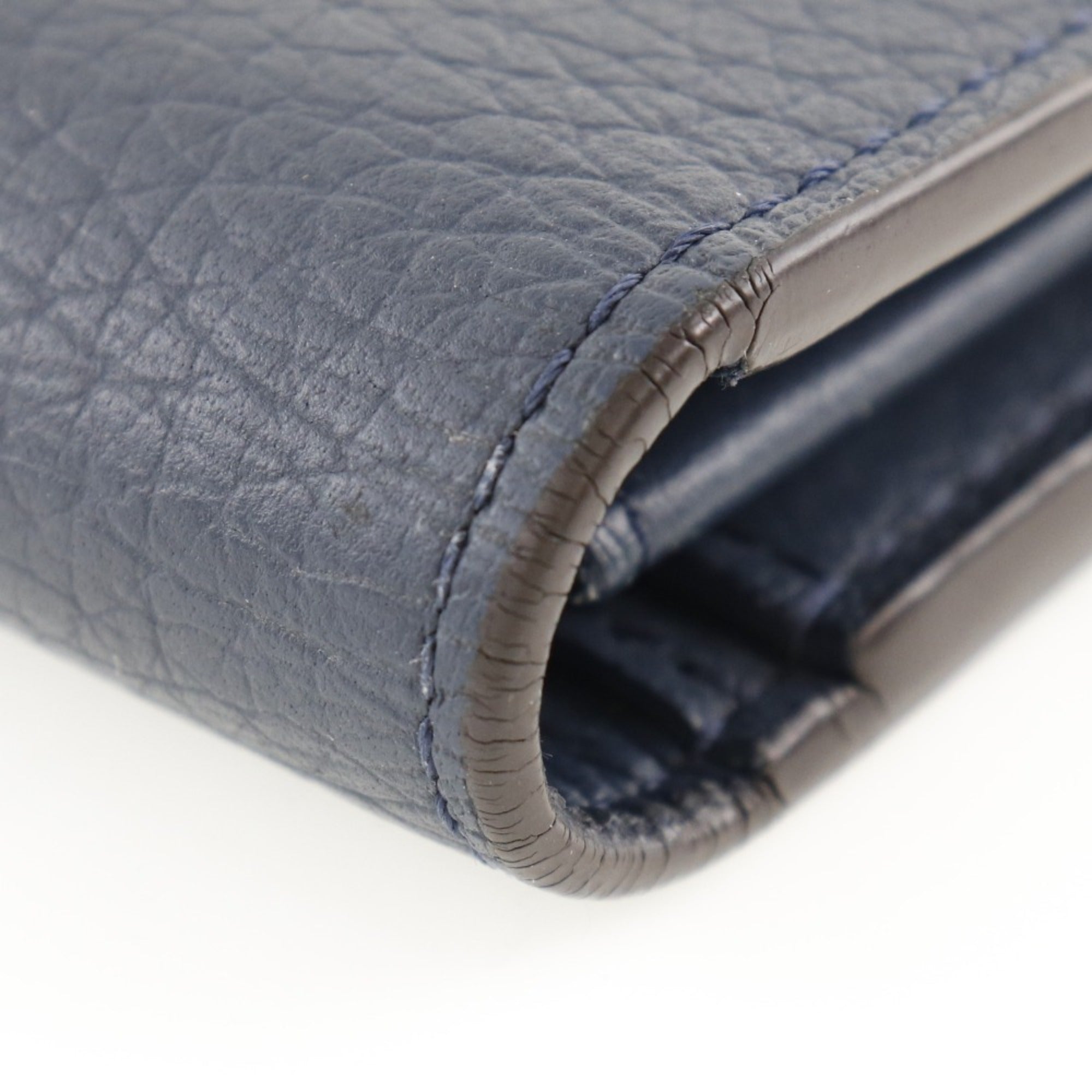 Louis Vuitton Parnassea Navy Ocean Coin Purse/Coin Case (Pre-Owned)