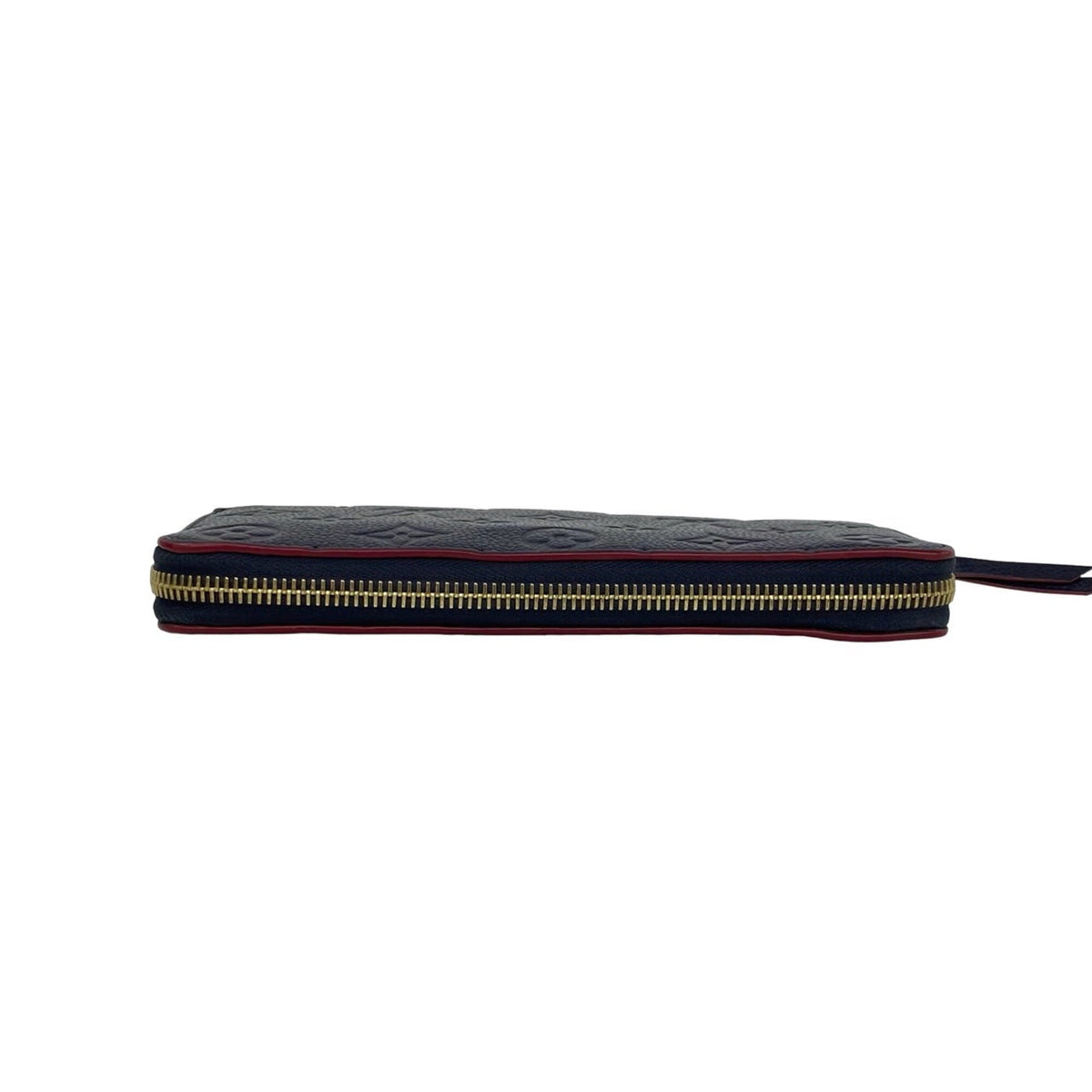 Louis Vuitton Black Leather Long Wallet (Bi-Fold) (Pre-Owned)